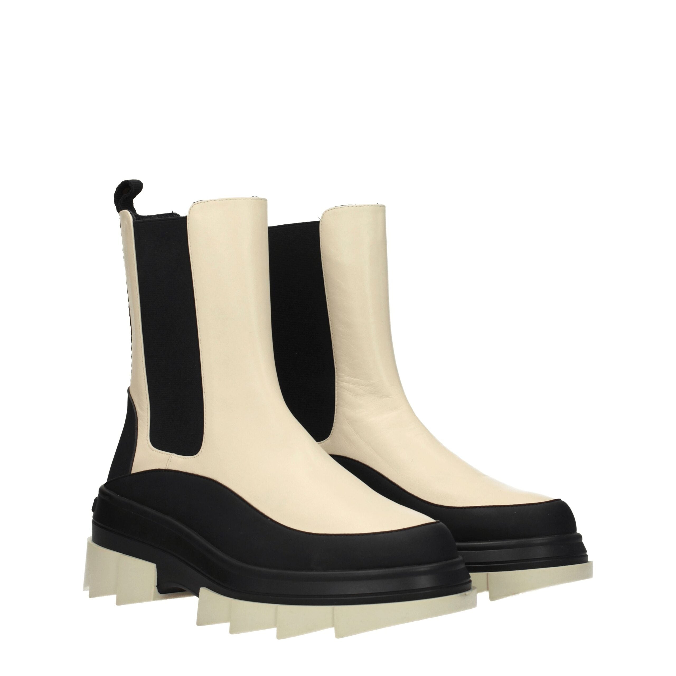 Bottines Stuart Weitzman beiges