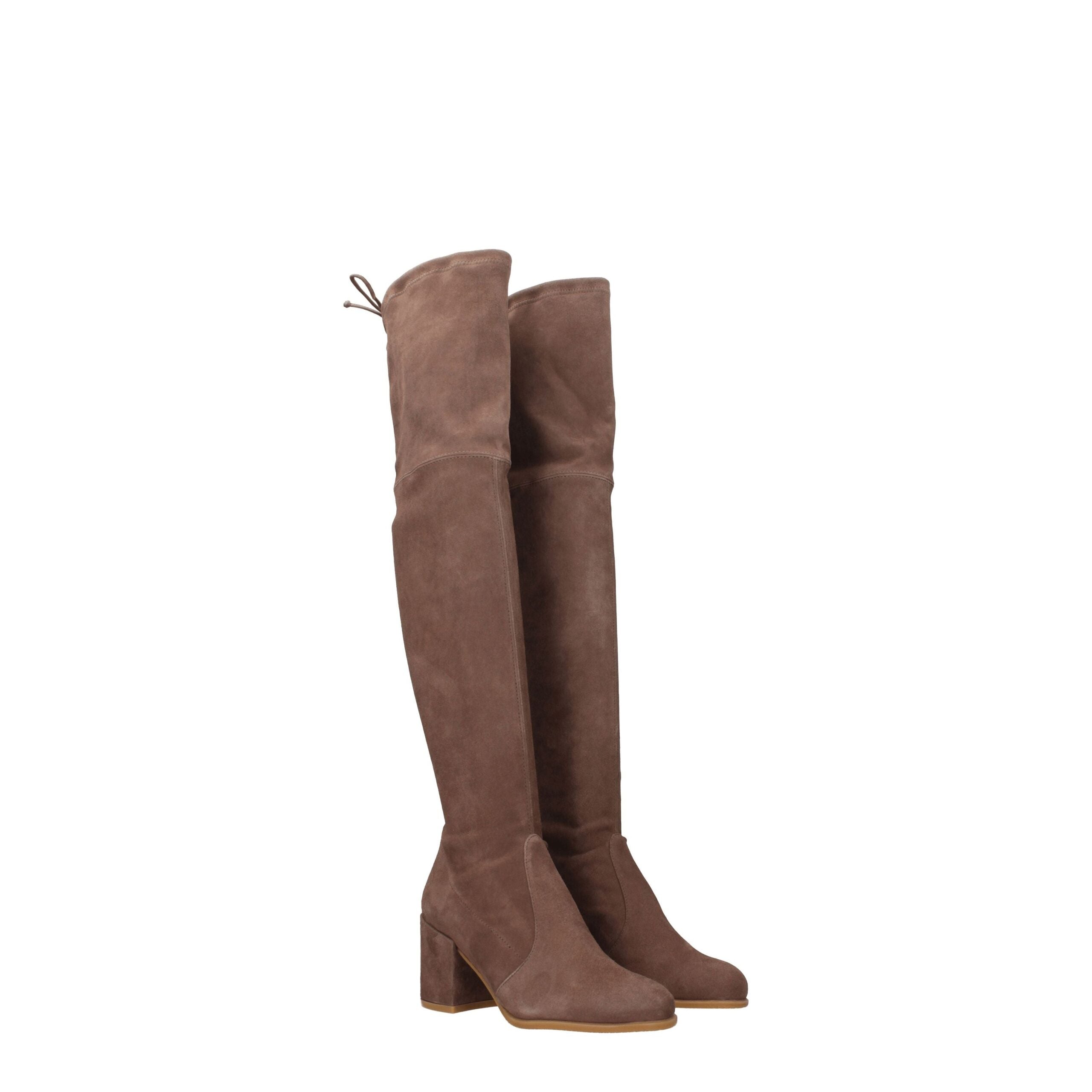 Bottines Stuart Weitzman Tieland taupes
