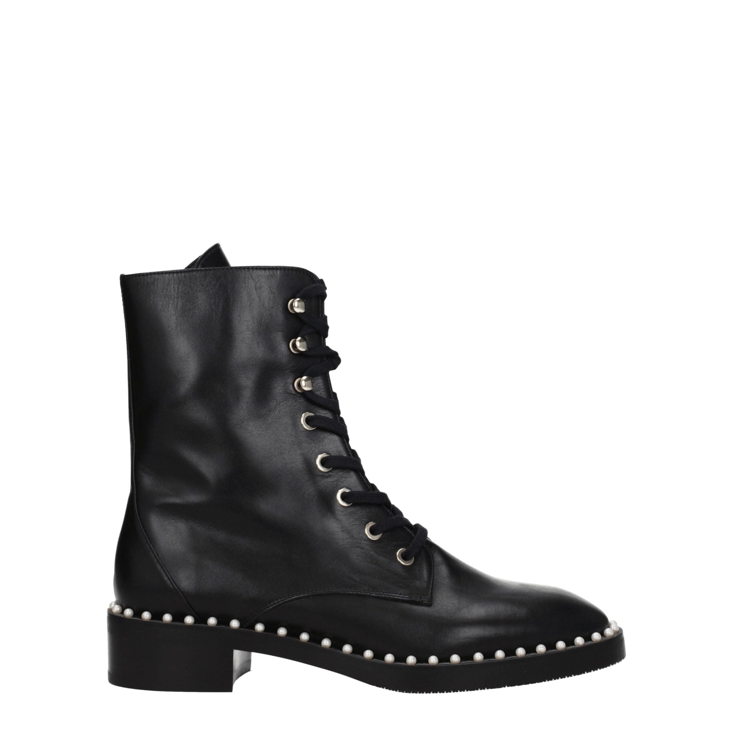 Bottines Stuart Weitzman beaded noires