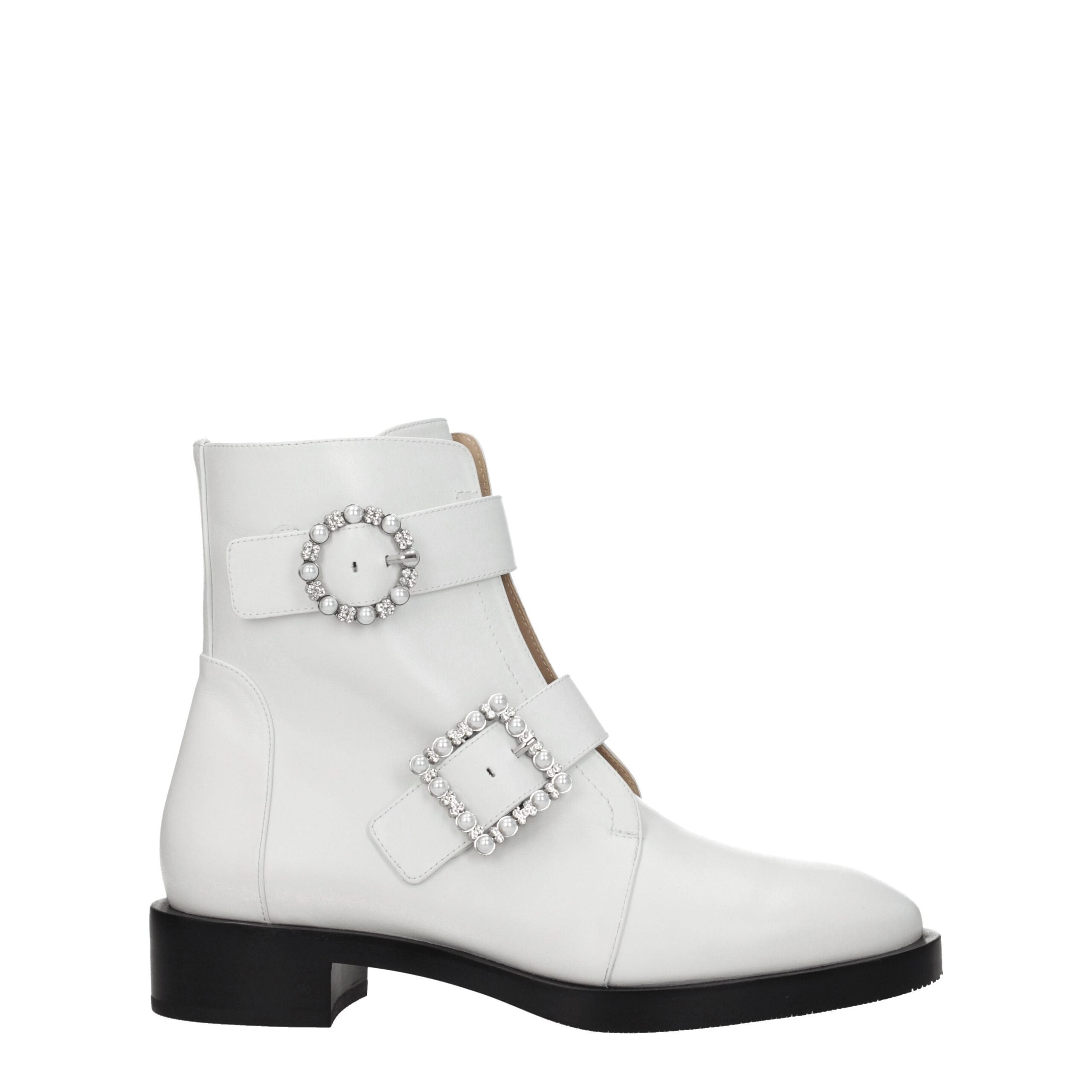 Bottines Stuart Weitzman RYDR blanches
