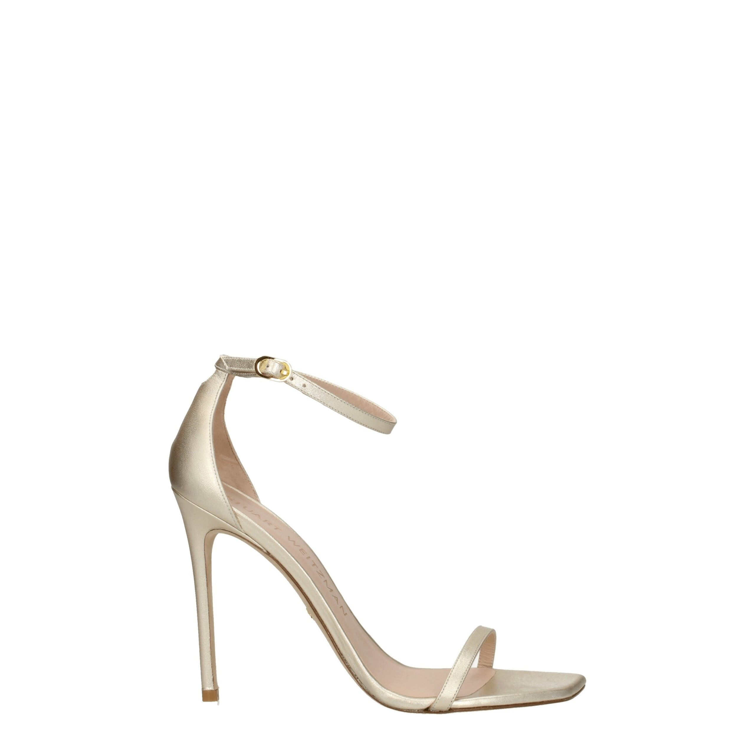 Sandales Stuart Weitzman NUDISTCURVE dorées