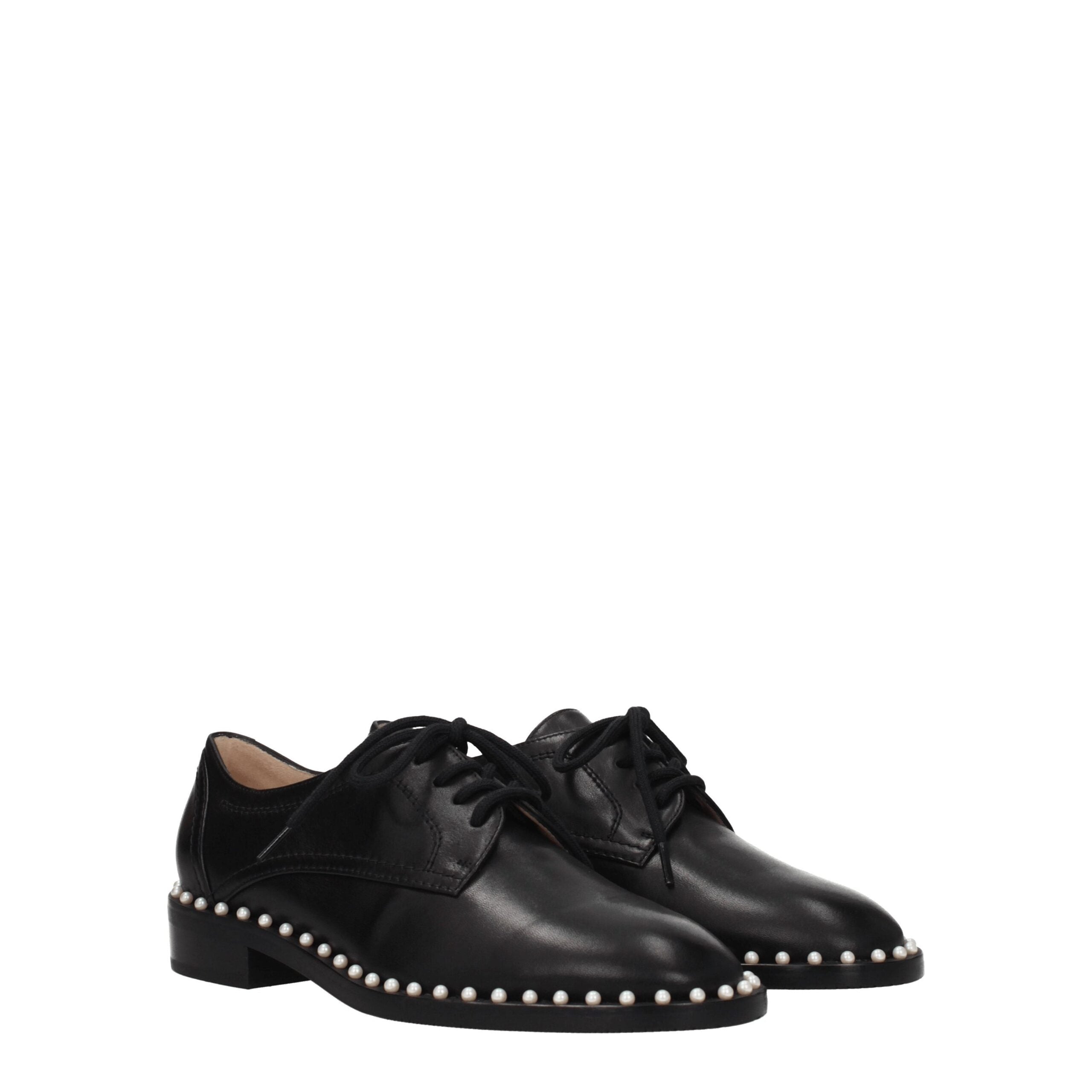 Oxfords Stuart Weitzman en cuir noirs