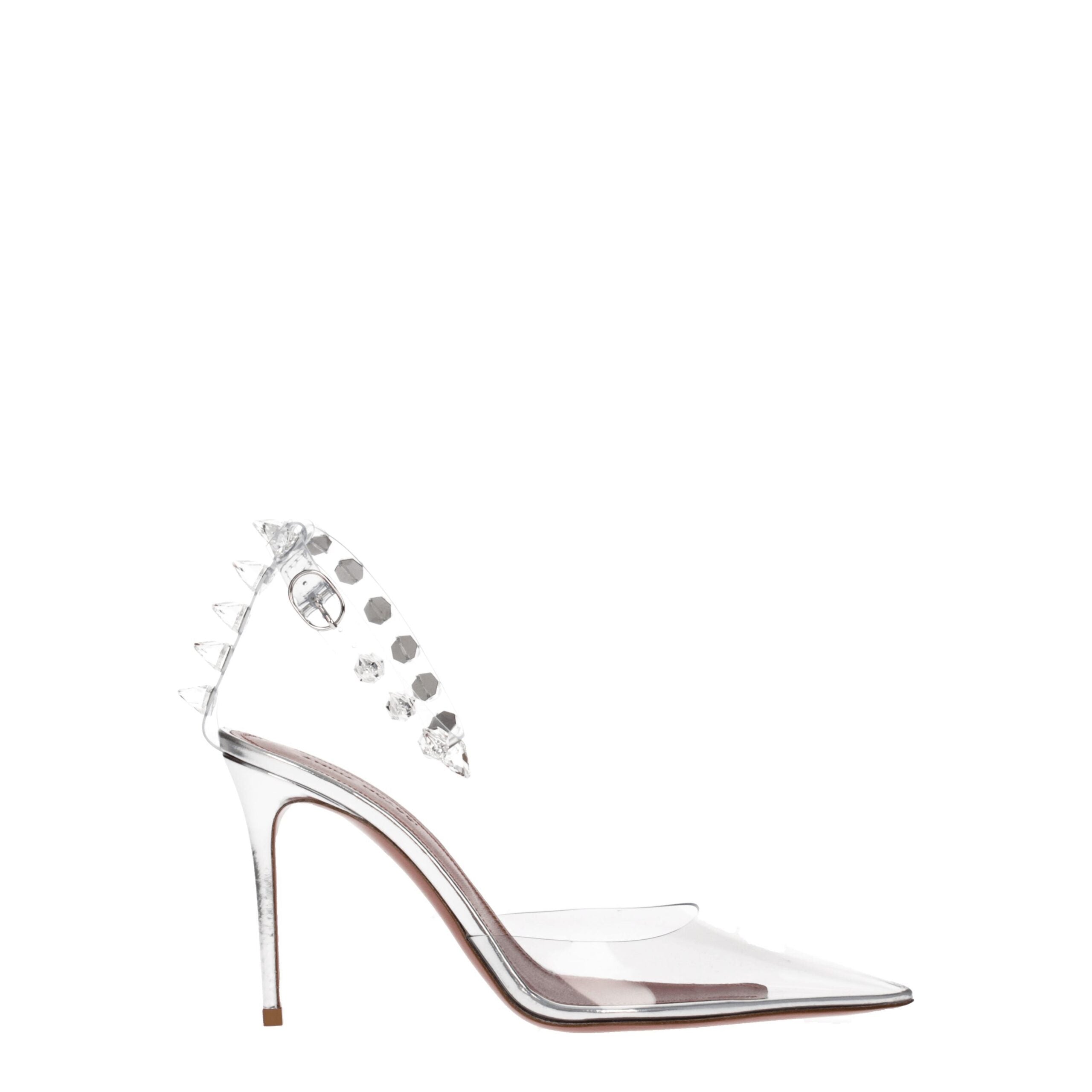 Escarpins Amina Muaddi Julia transparents