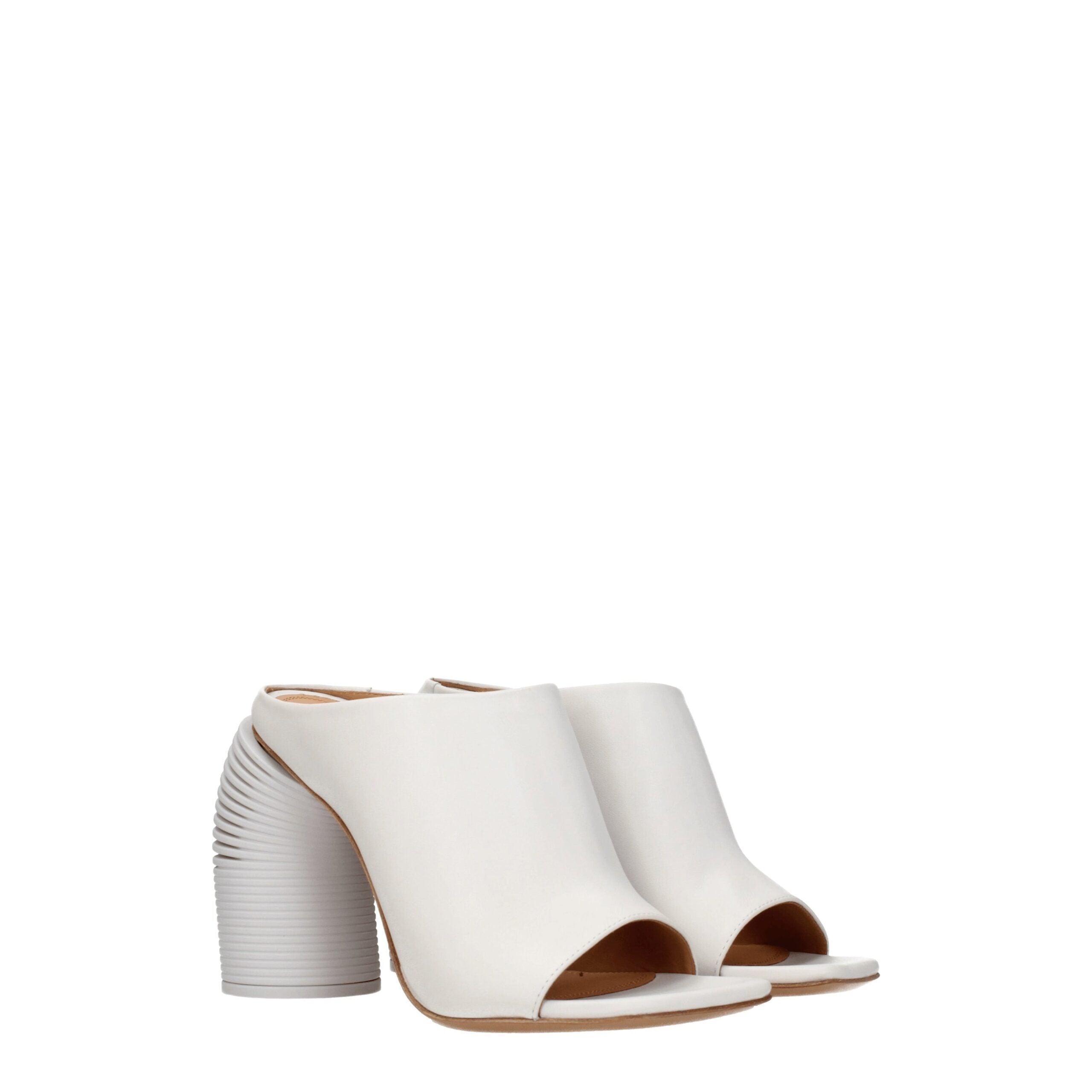 Sandales Off-White ouvertes blanches