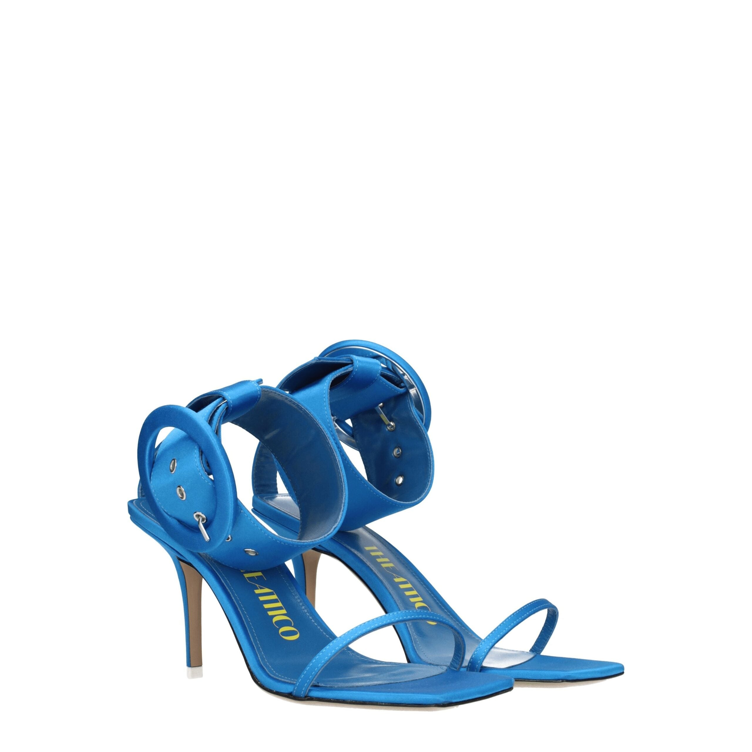 Sandales The Attico Satin turquoise
