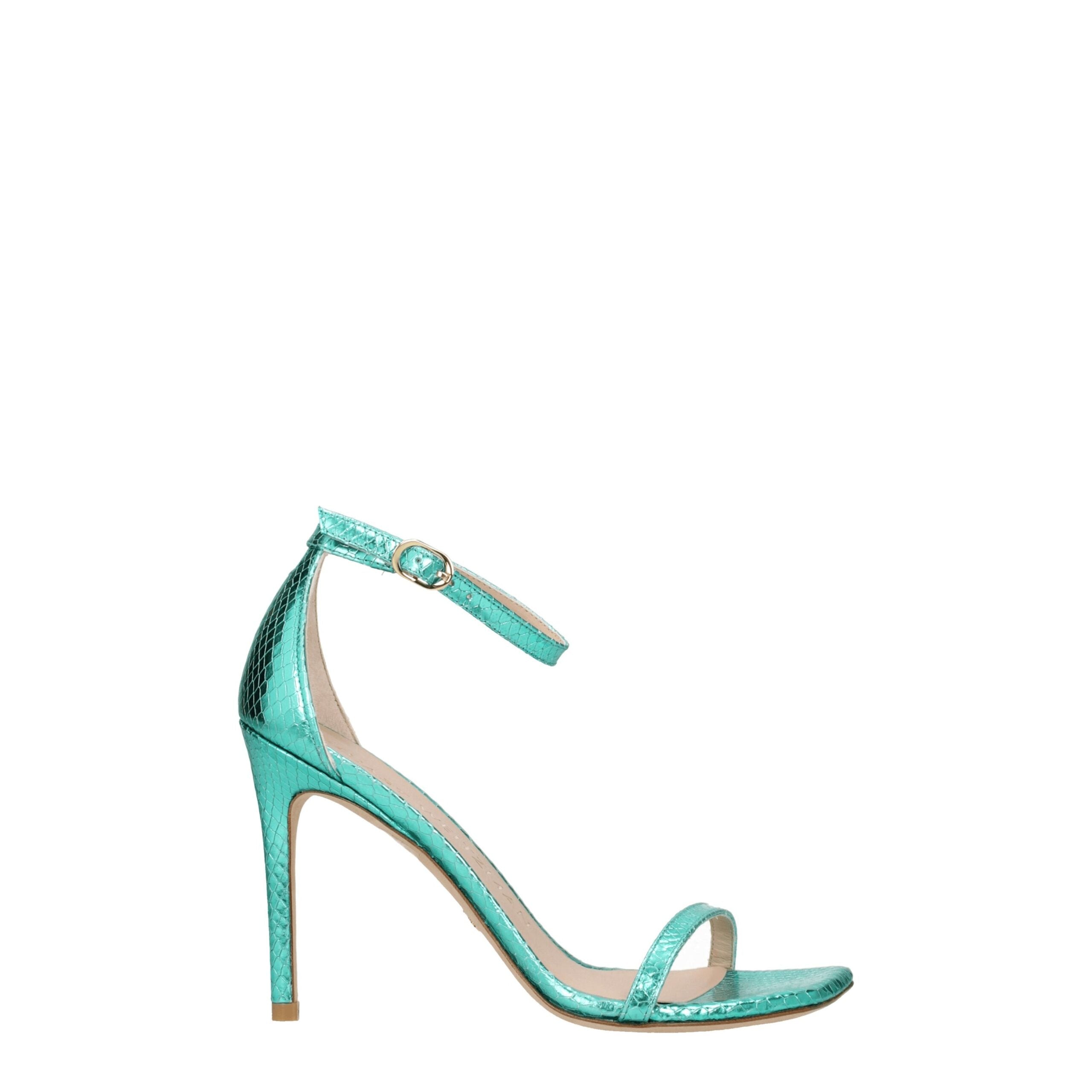 Sandales Stuart Weitzman NUDISTCURVE vertes