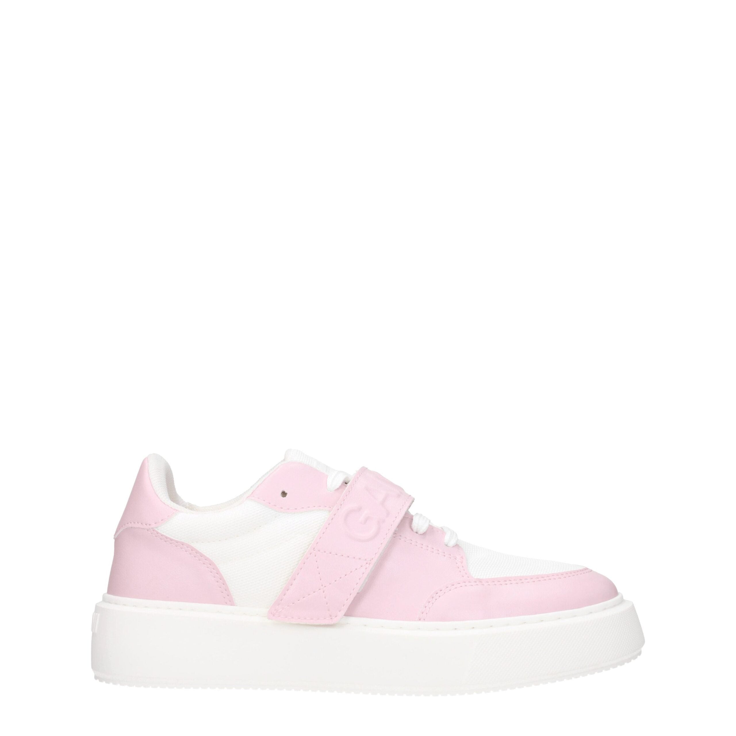 Baskets Ganni en cuir roses