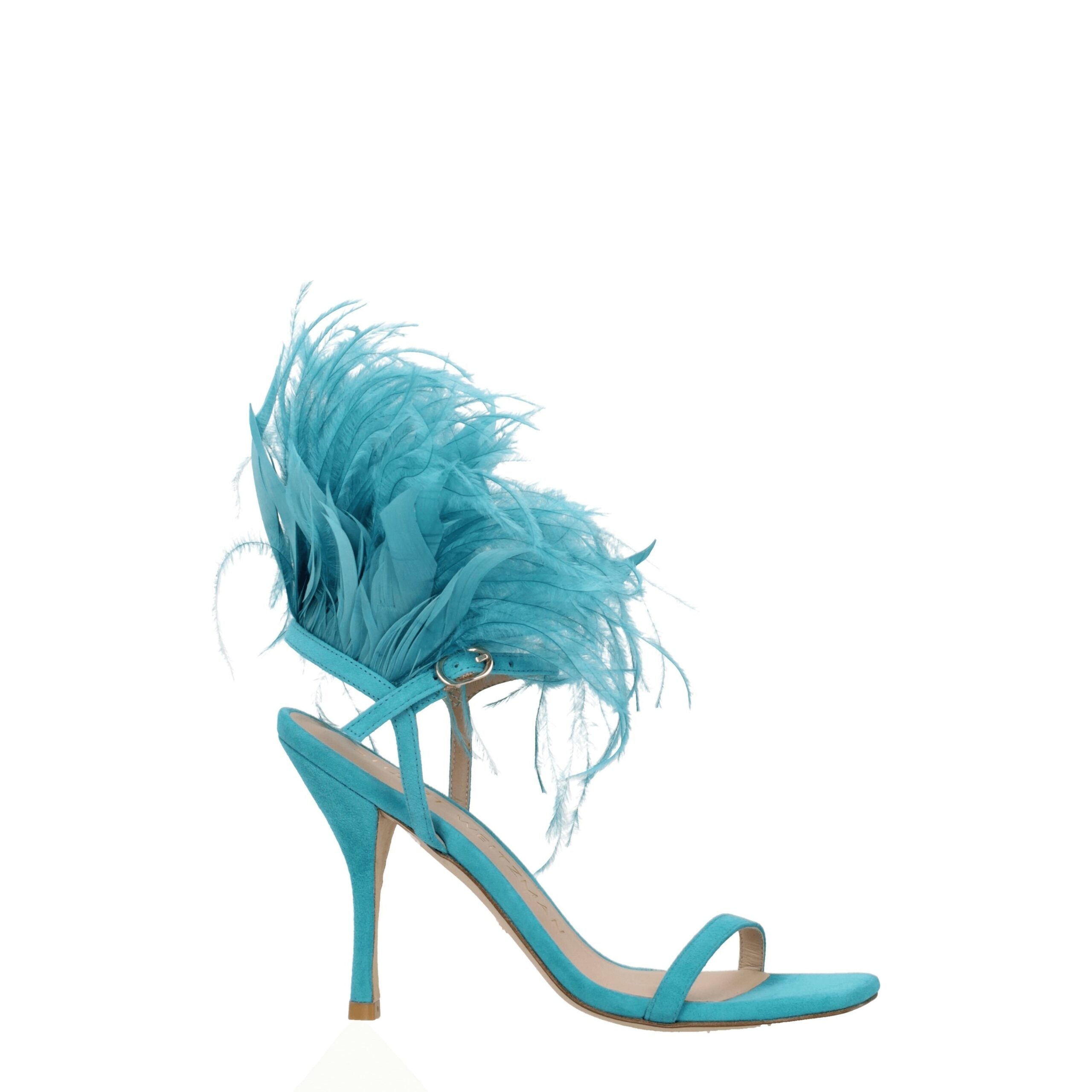 Sandales Stuart Weitzman PLUME vertes