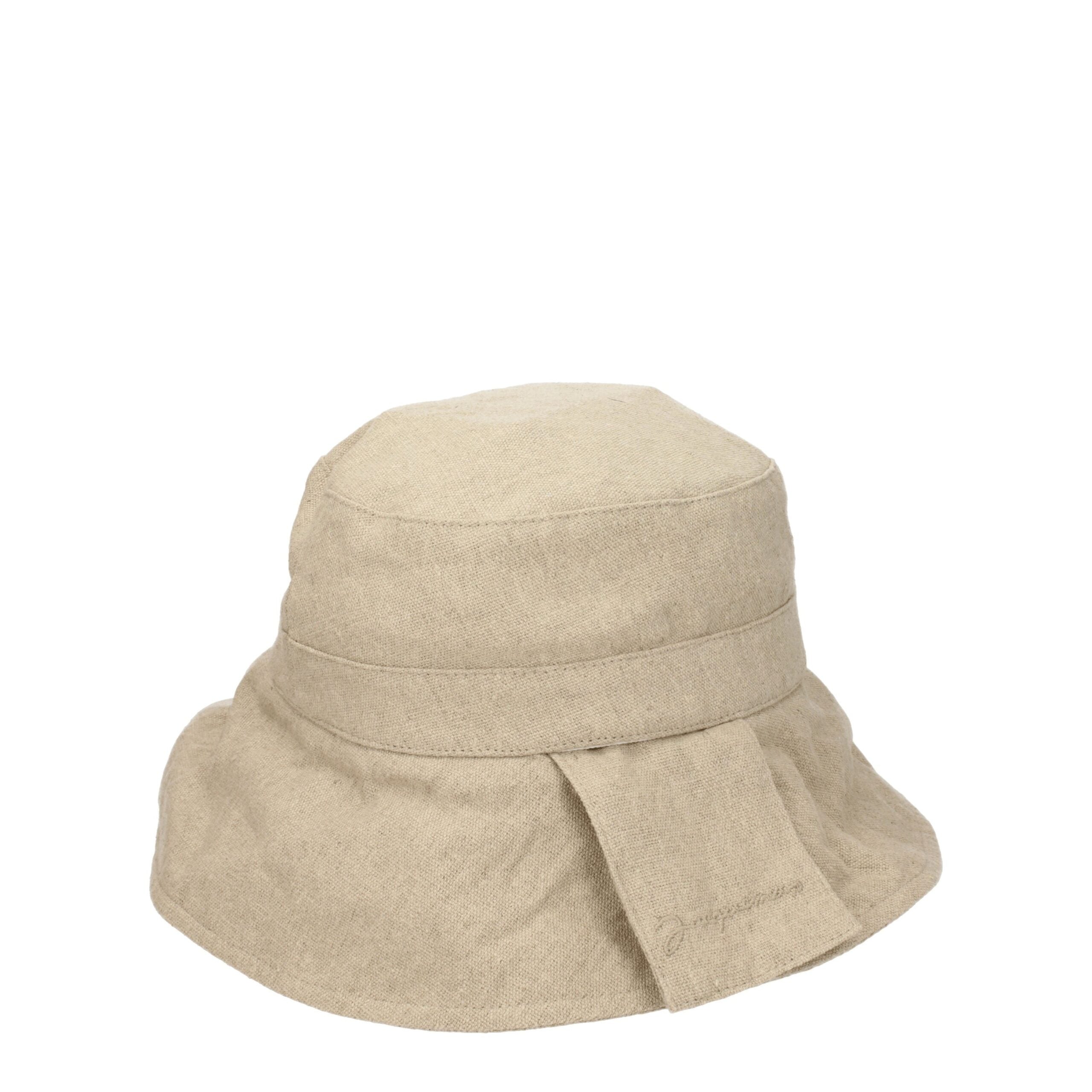 Chapeau Jacquemus beige en lin
