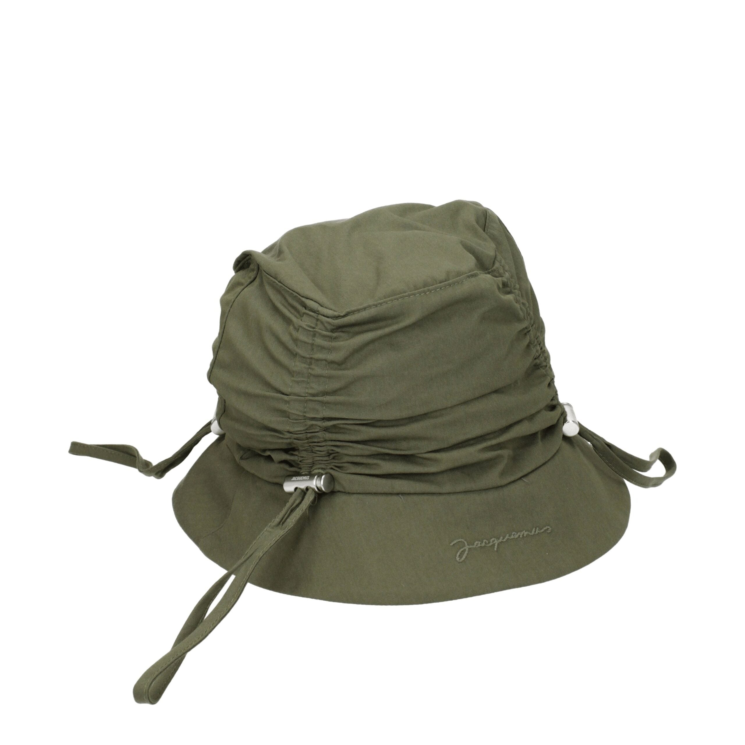 Chapeau Jacquemus vert kaki