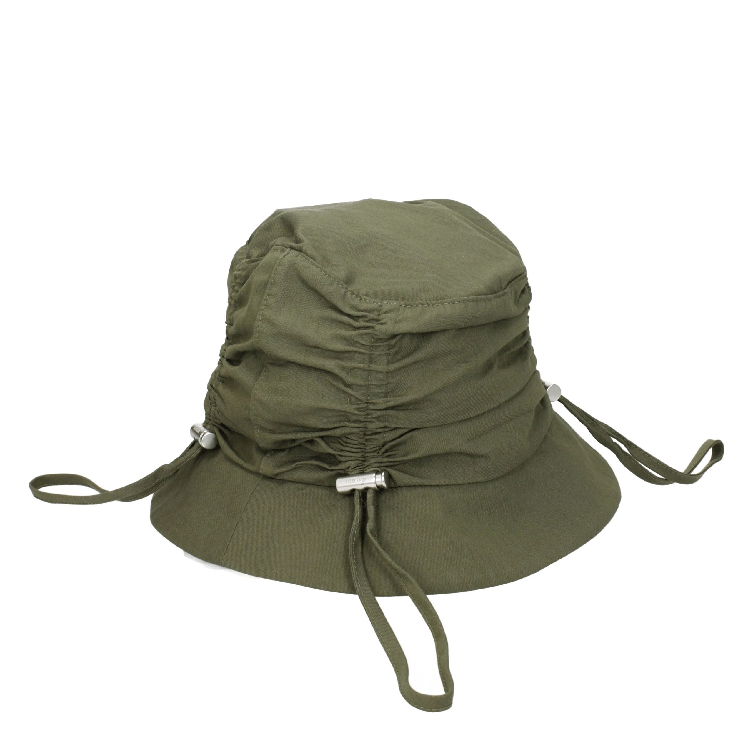 Chapeau Jacquemus vert kaki