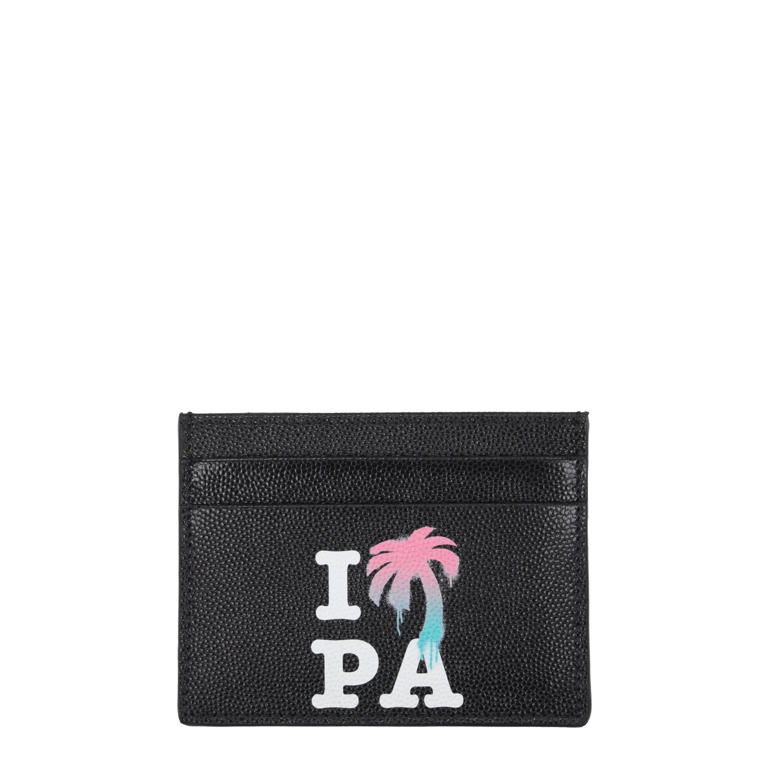 Porte-cartes Palm Angels noir
