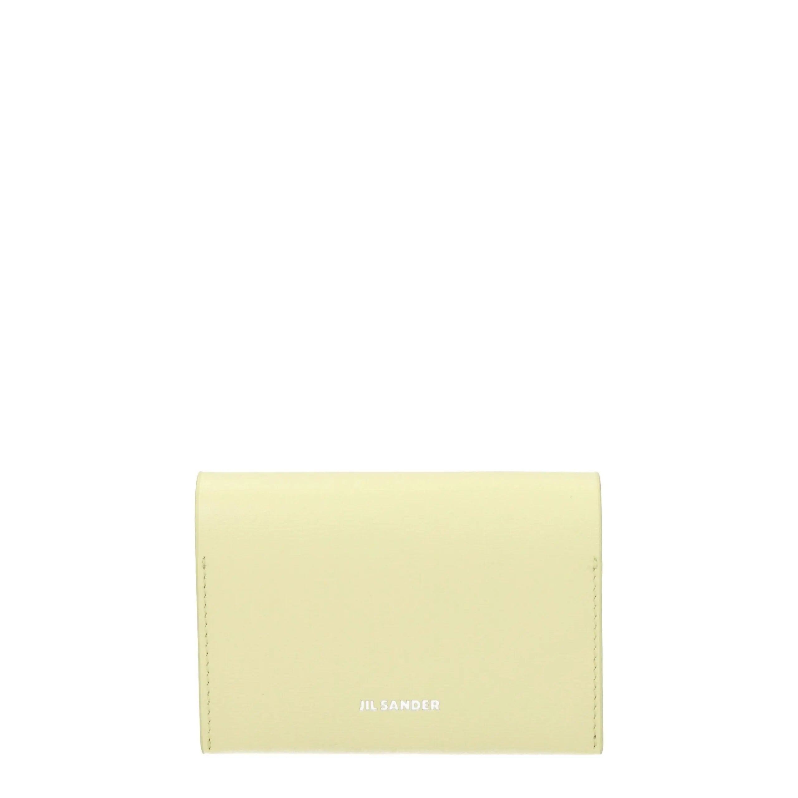 Porte-cartes Jil Sander J07UI0010 citron Jil Sander