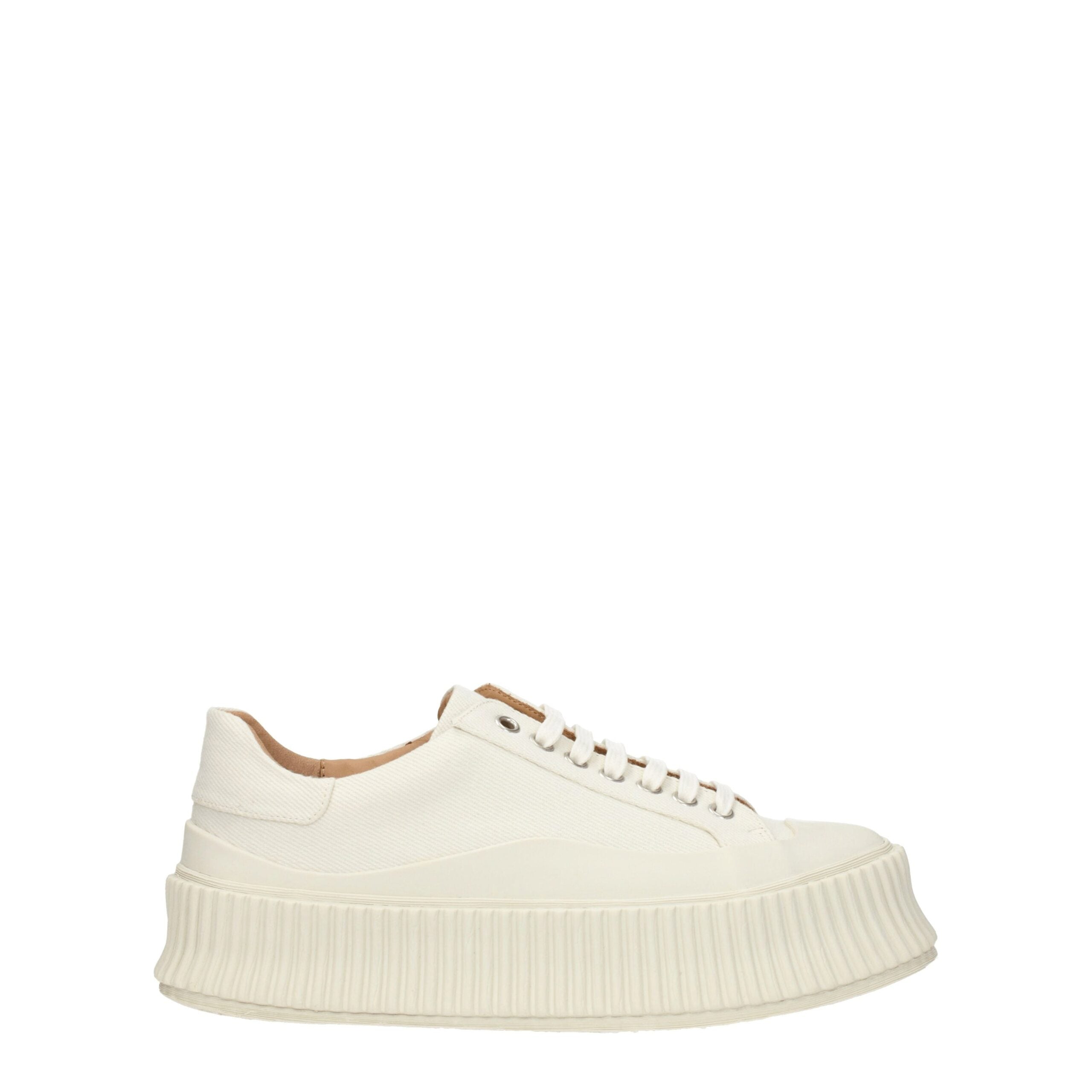 Baskets Jil Sander blanches