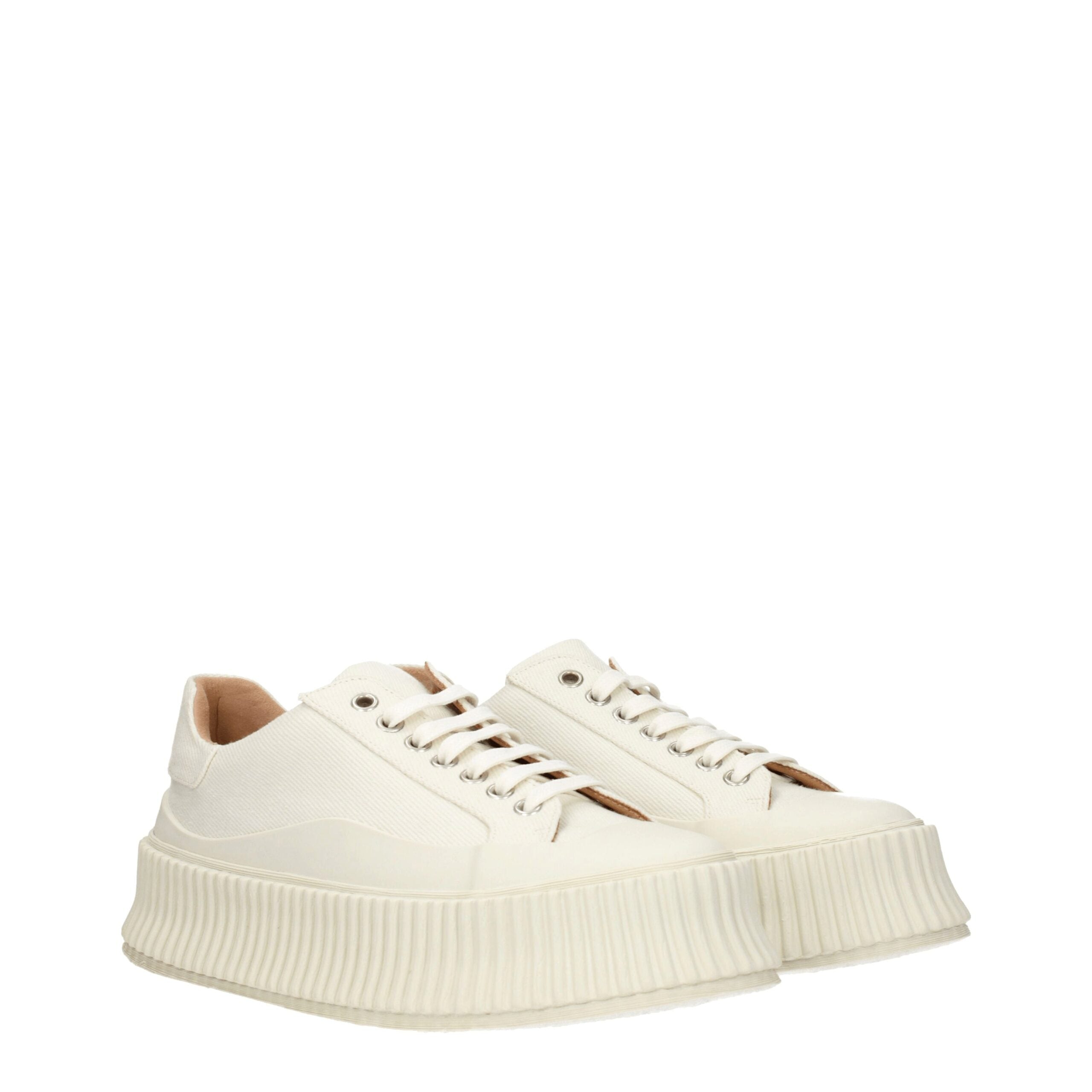 Baskets Jil Sander blanches