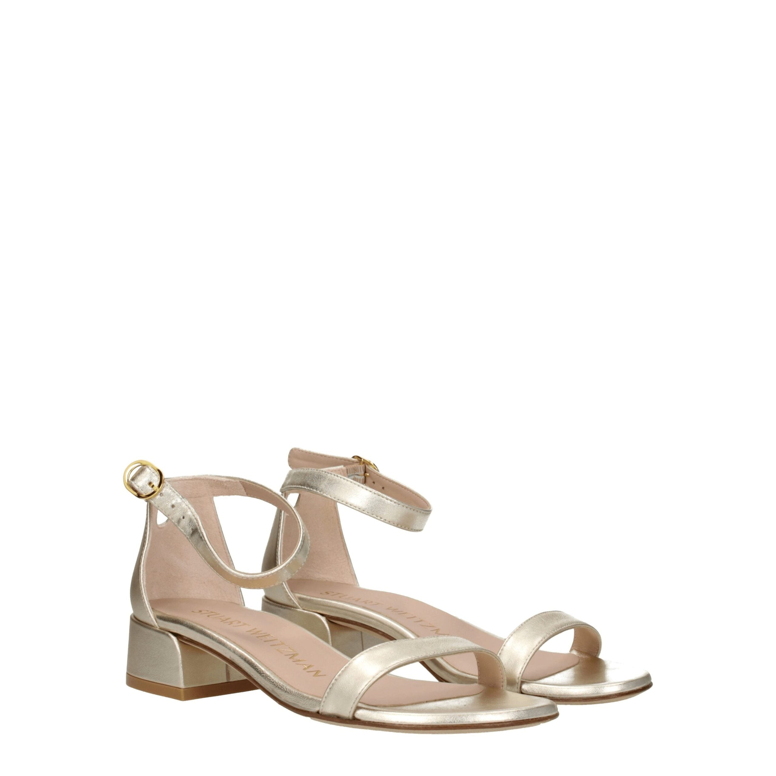 Sandales Stuart Weitzman NUDISTJUNELIDS dorées