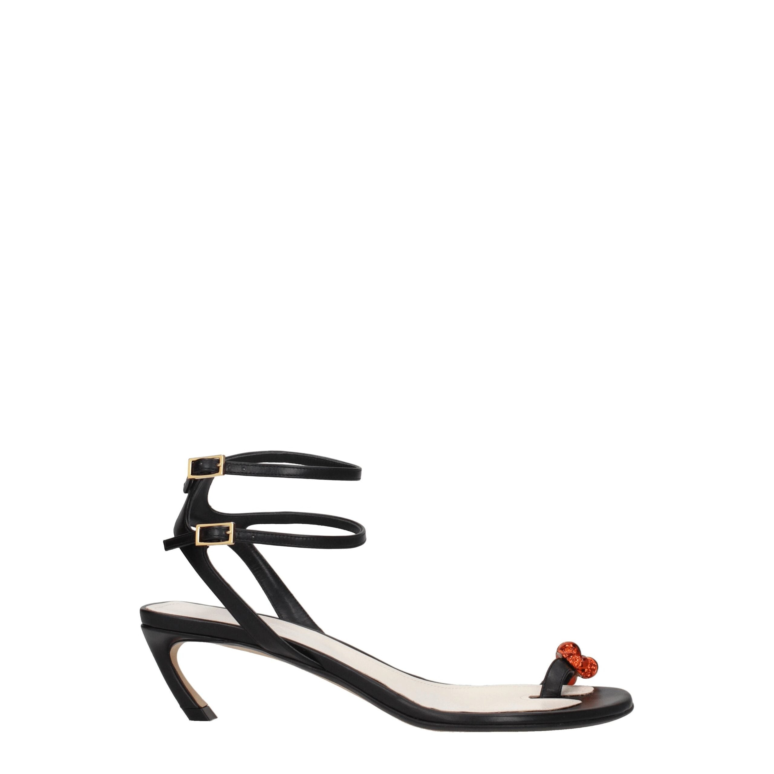 Sandales Lanvin Rhinestones noires
