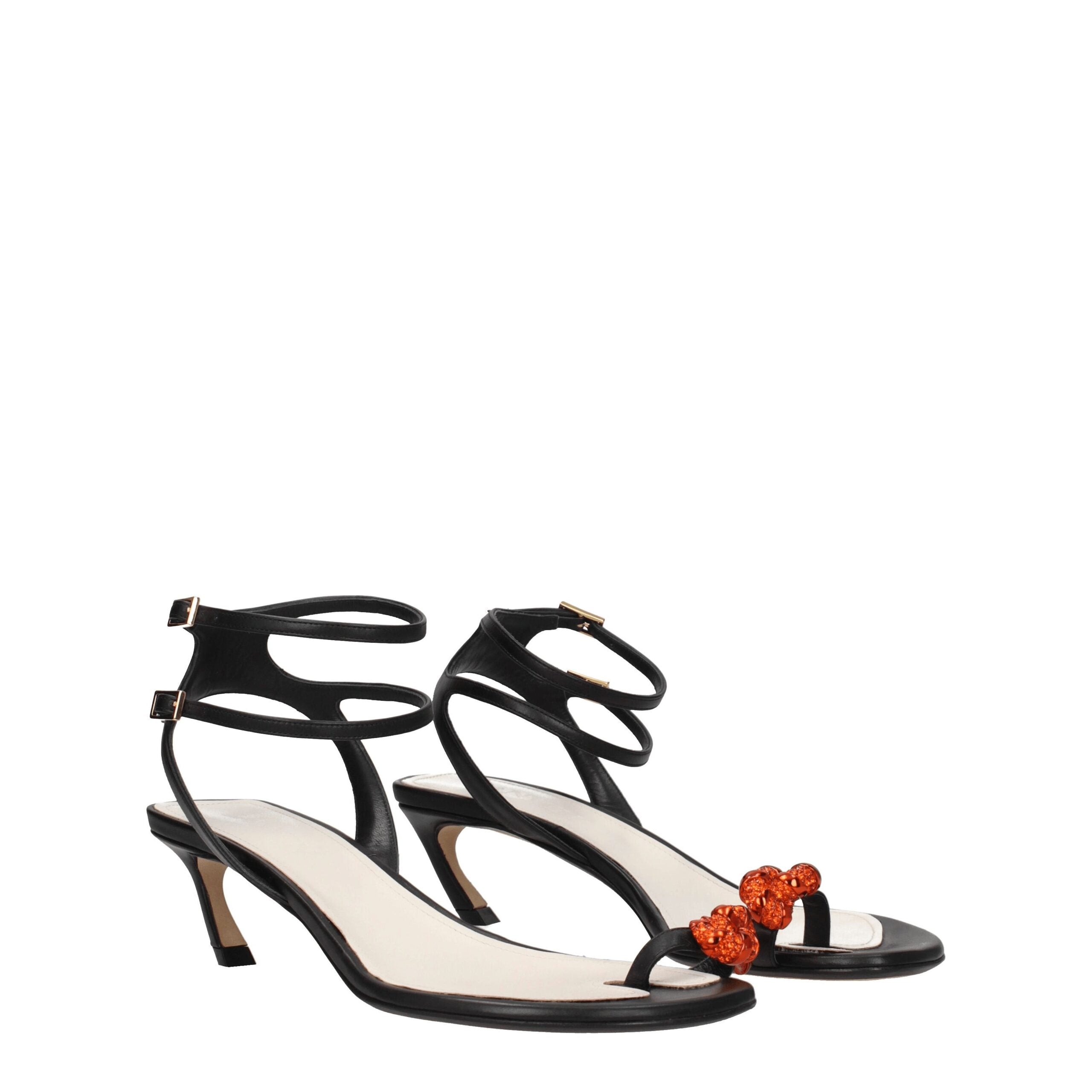 Sandales Lanvin Rhinestones noires