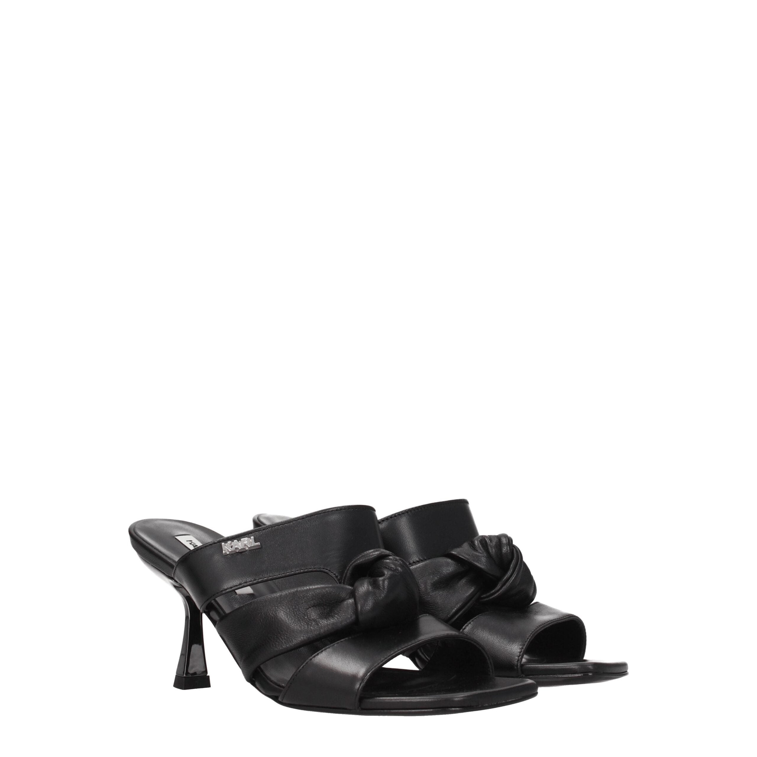 Sandales Karl Lagerfeld KL30126000 noires