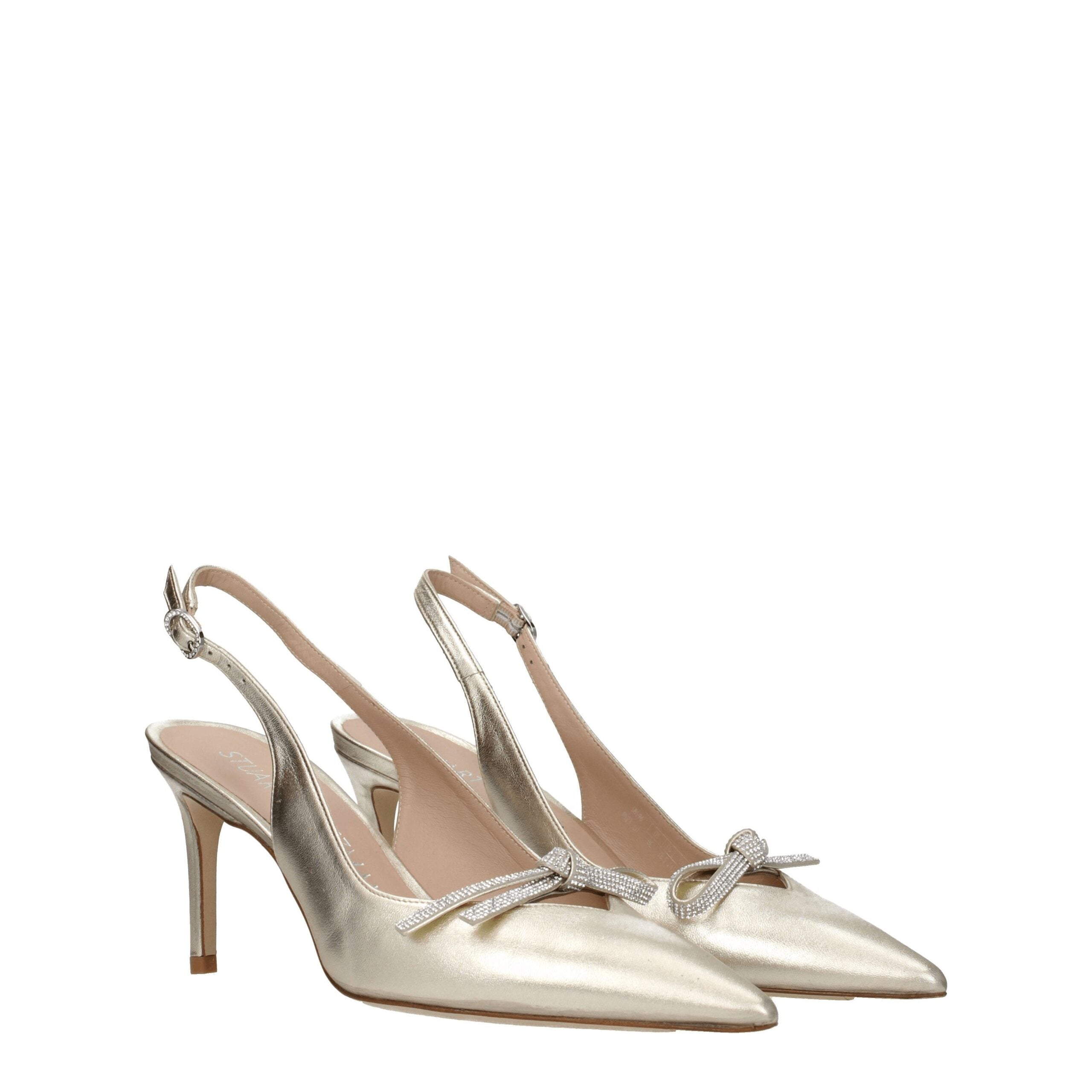Sandales Stuart Weitzman dorées