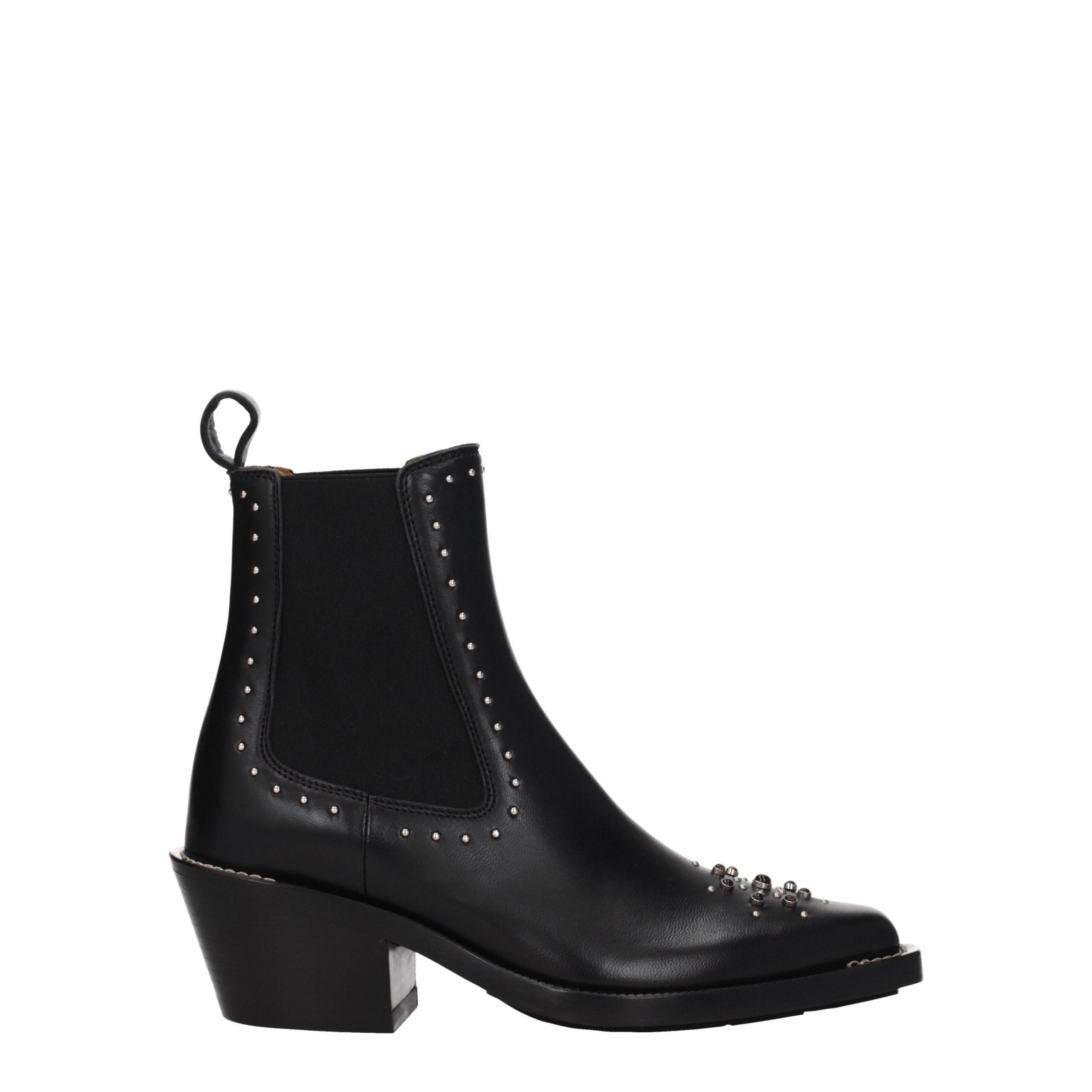 Bottines Chloé à studs noires