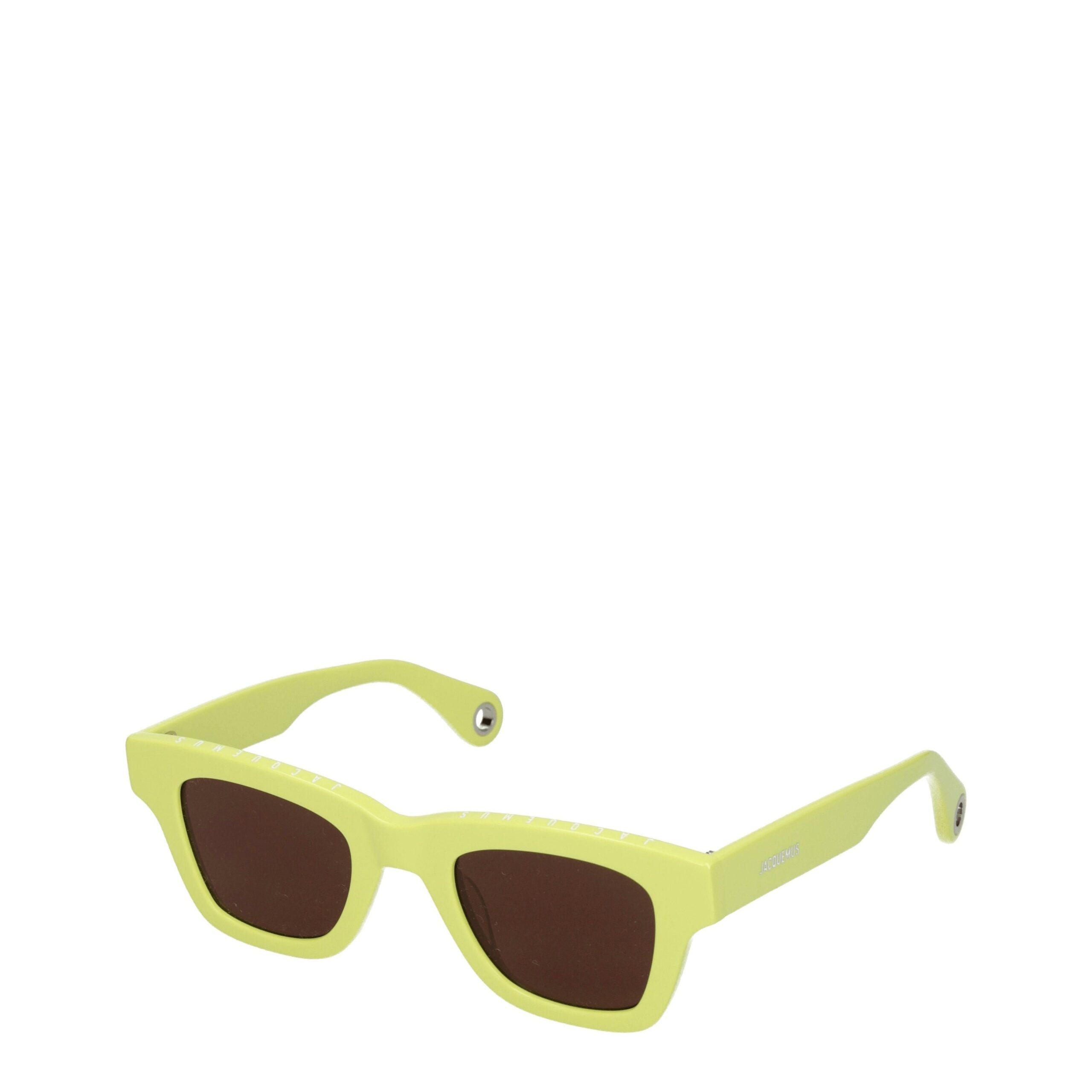 Lunettes Jacquemus aviator jaunes