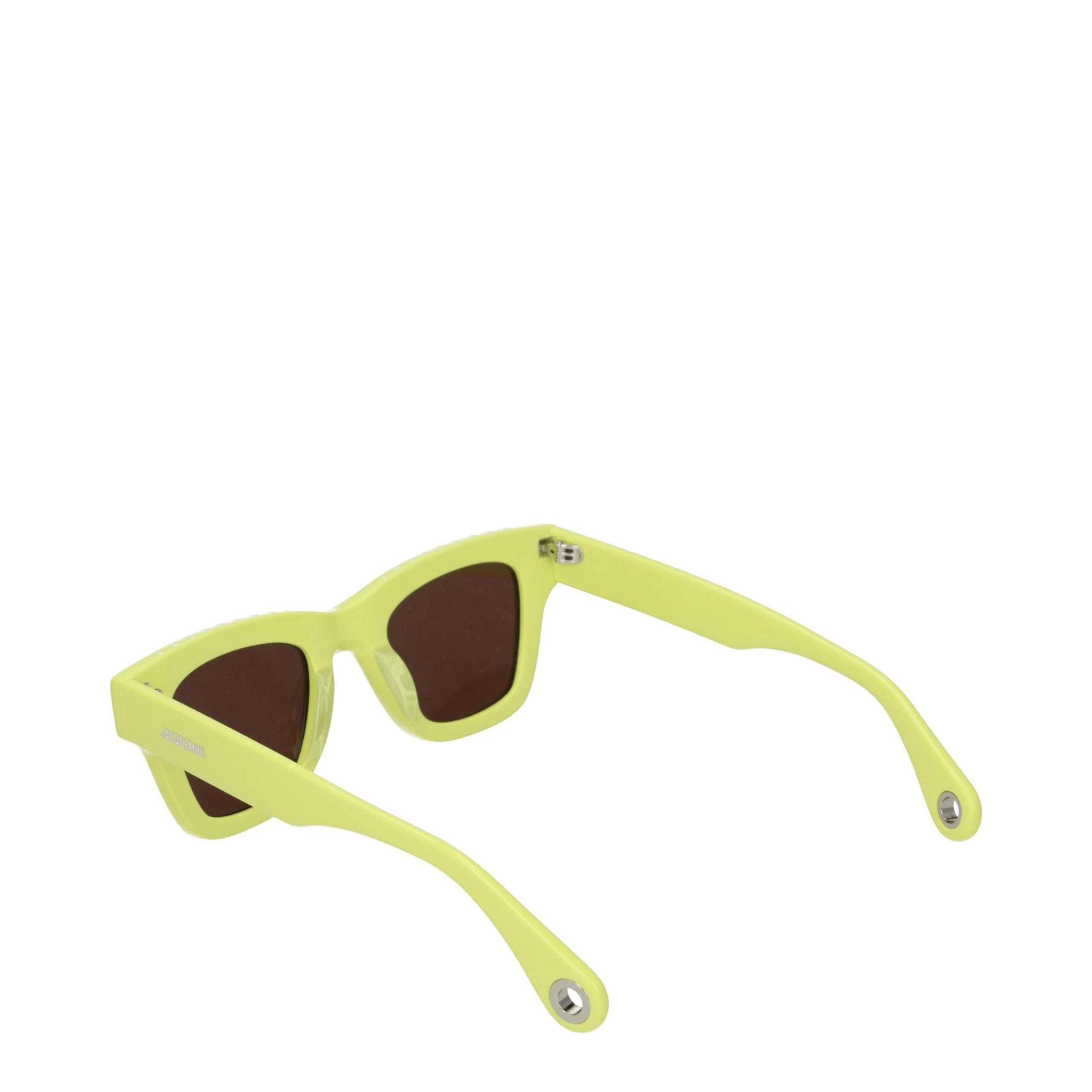 Lunettes Jacquemus aviator jaunes