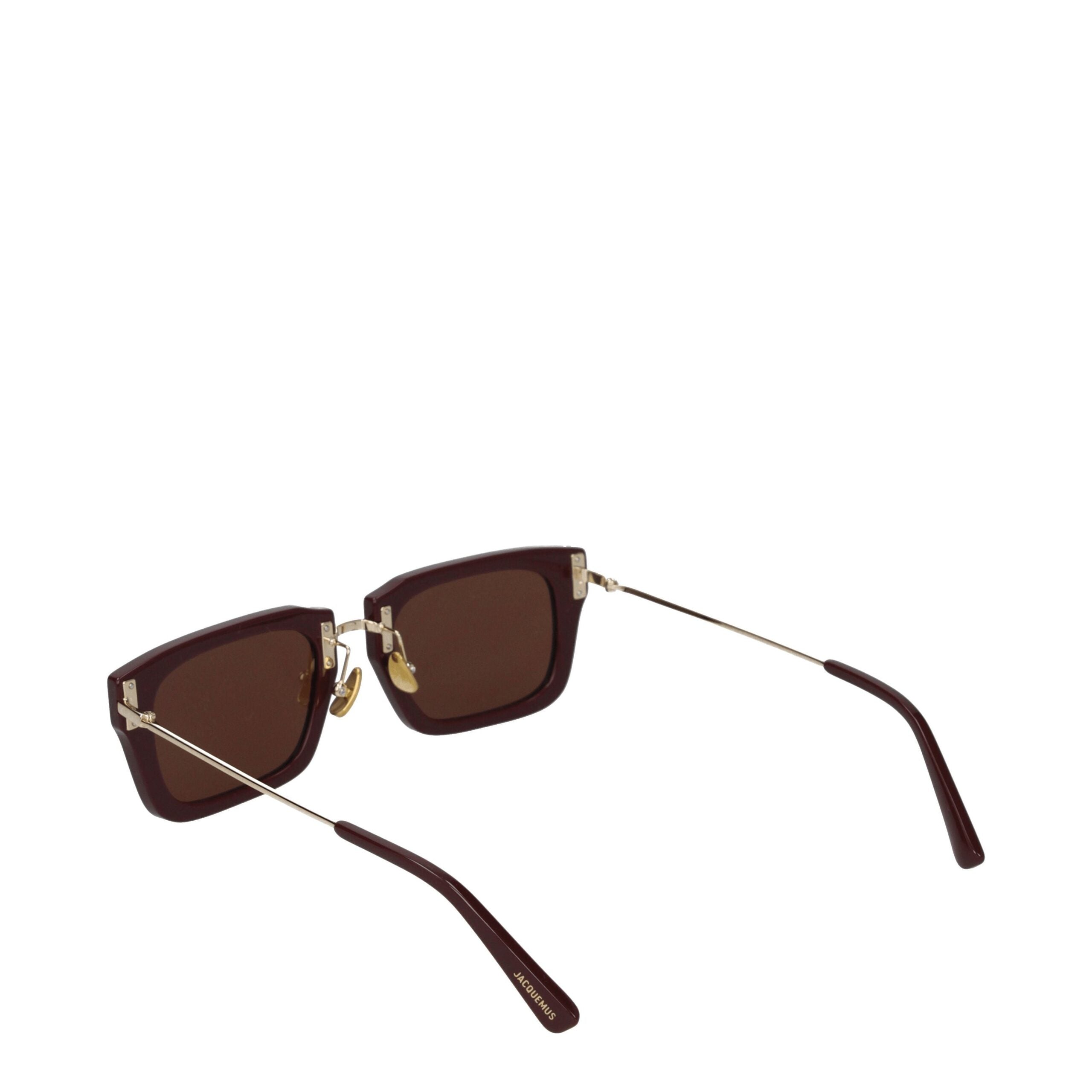 Lunettes Jacquemus carrées marron