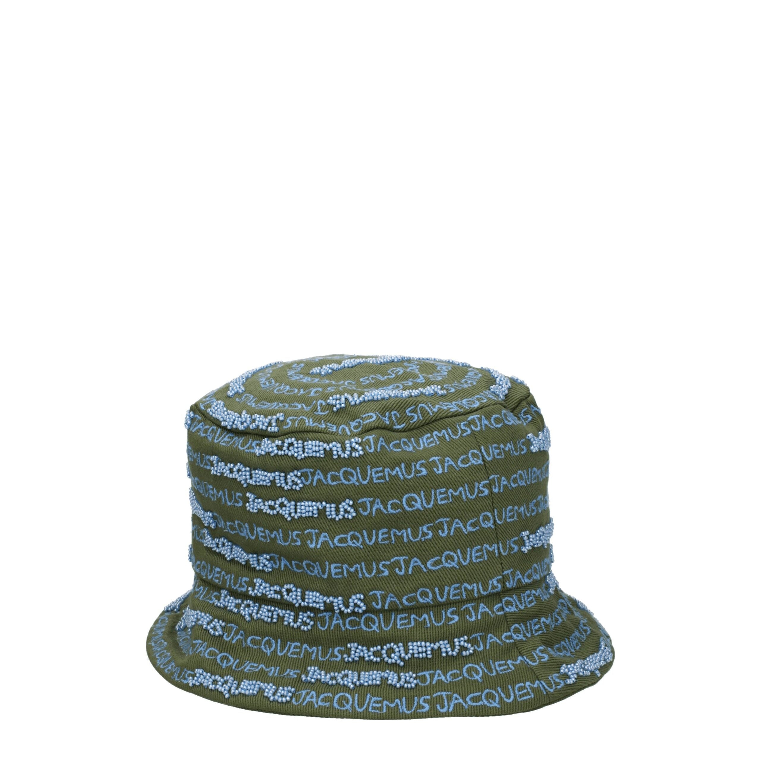 Chapeau Jacquemus en coton vert
