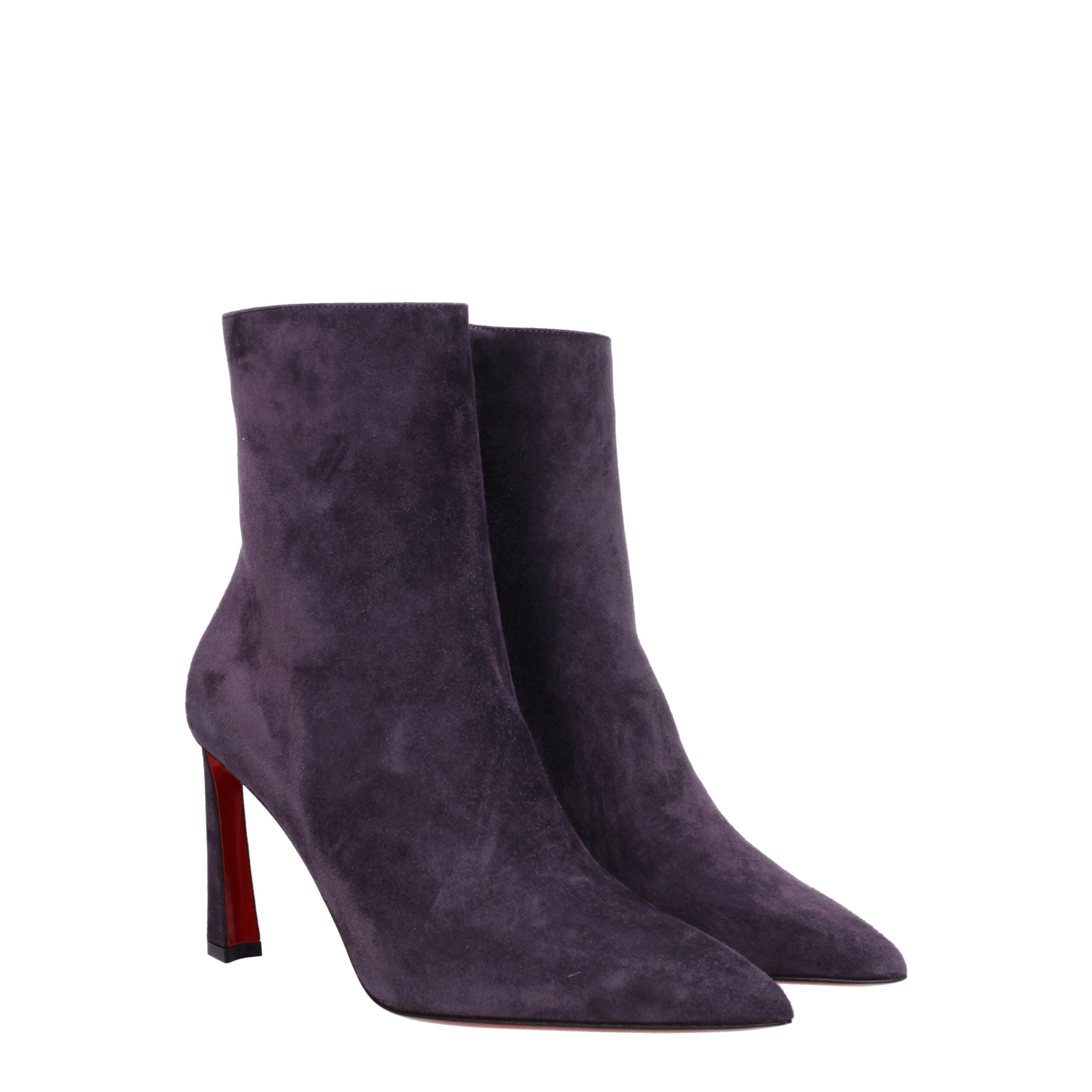 Bottines Louboutin violettes
