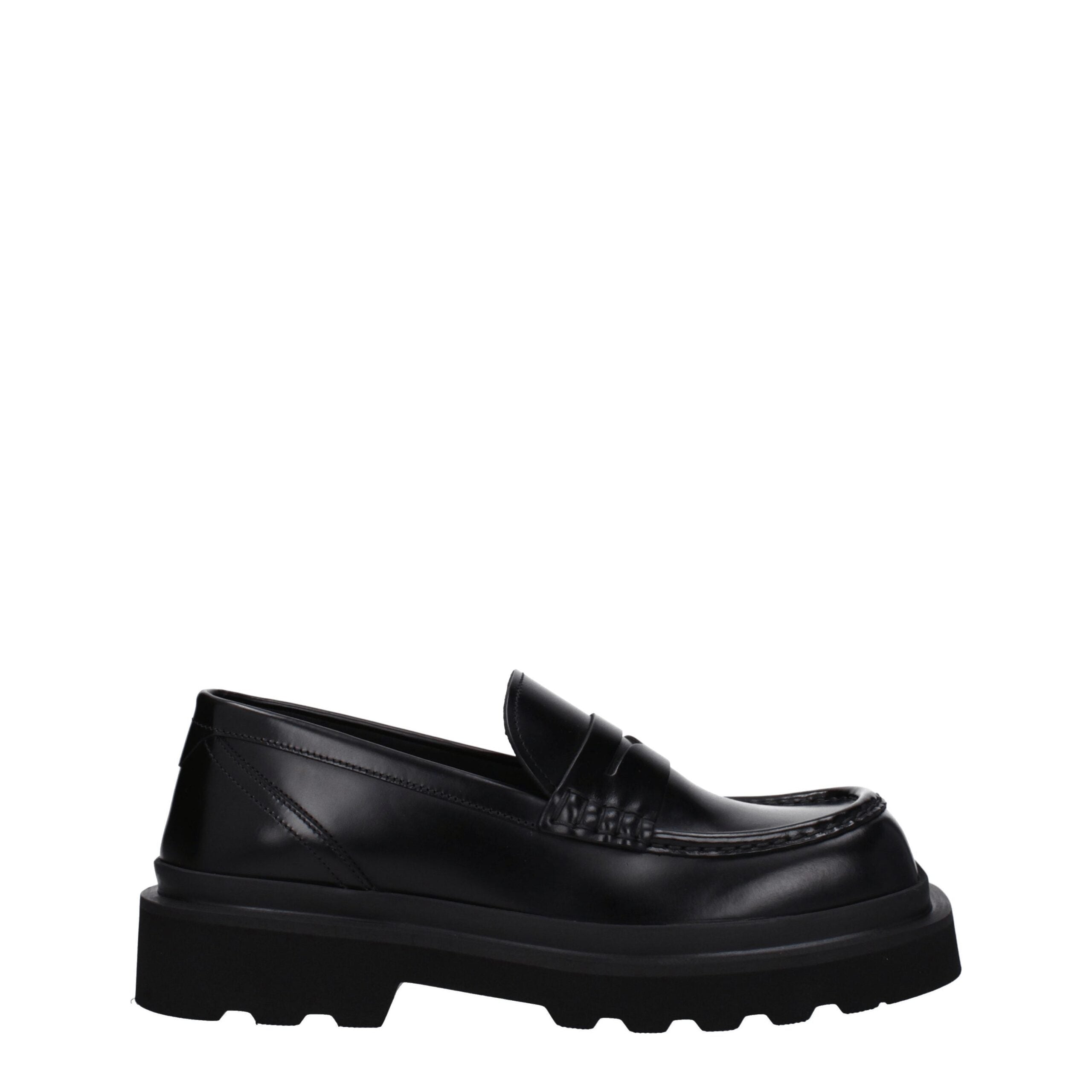 Mocassins Dolce&Gabbana en cuir noirs