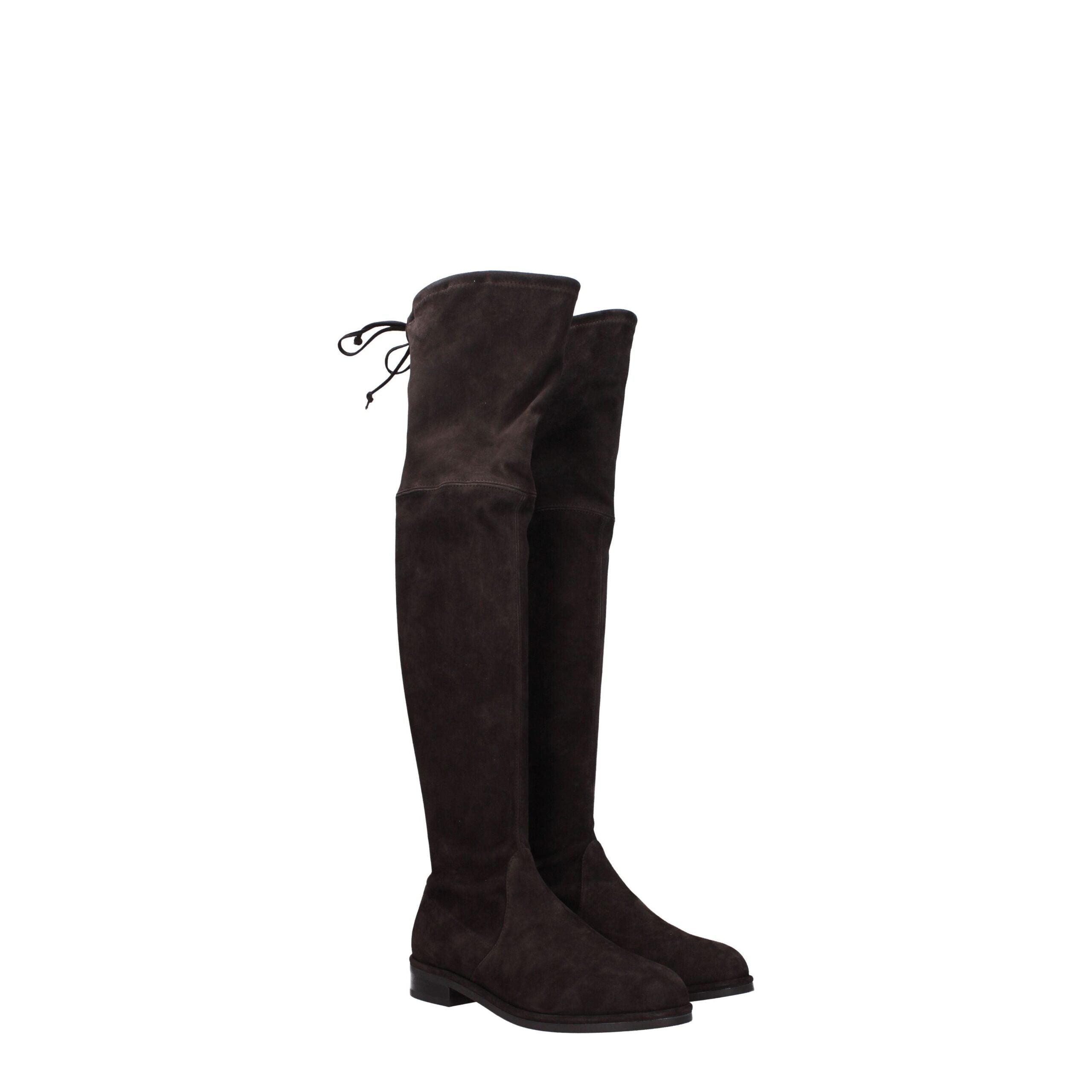 Bottines Stuart Weitzman modèle Lowland marron
