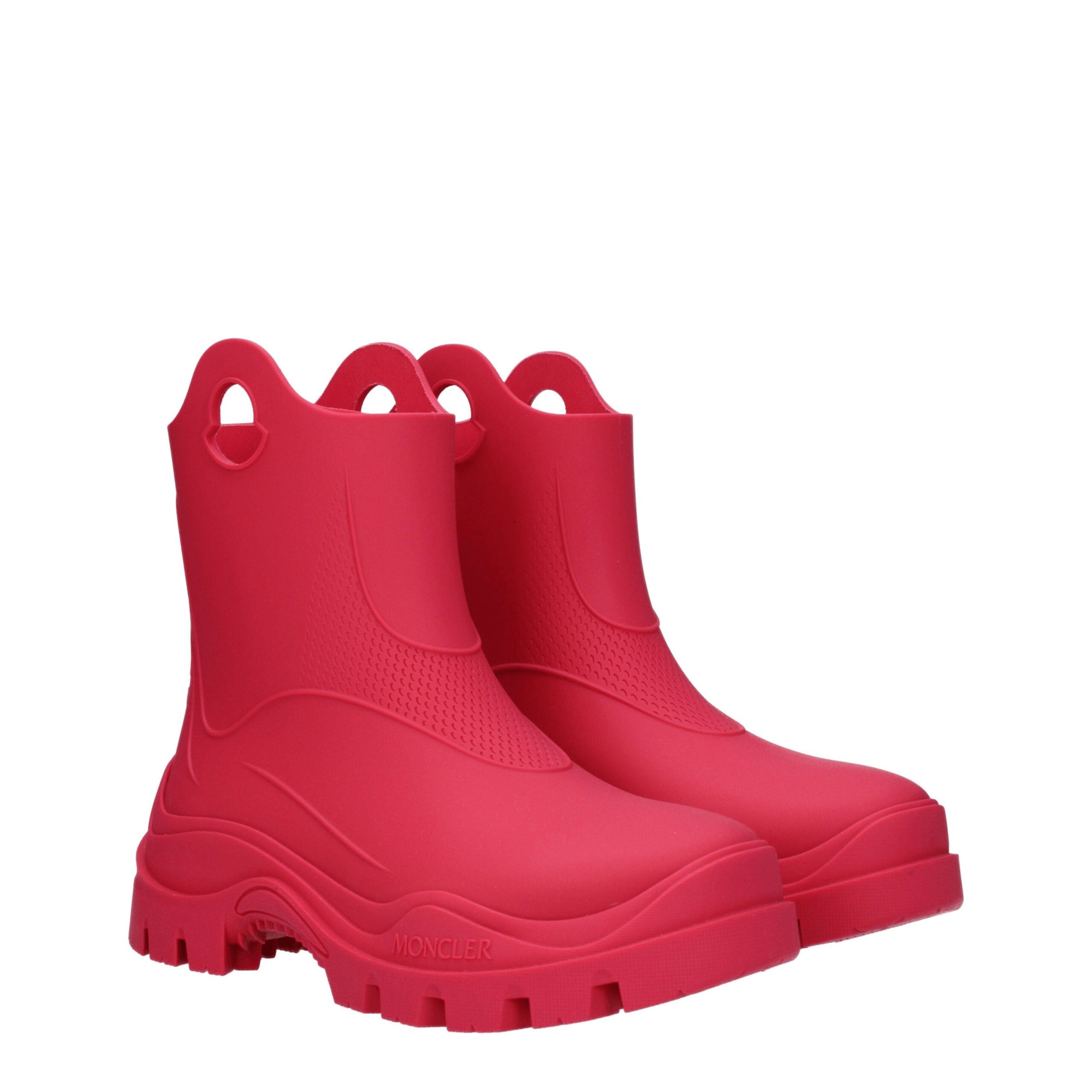 Bottines Moncler fuchsias