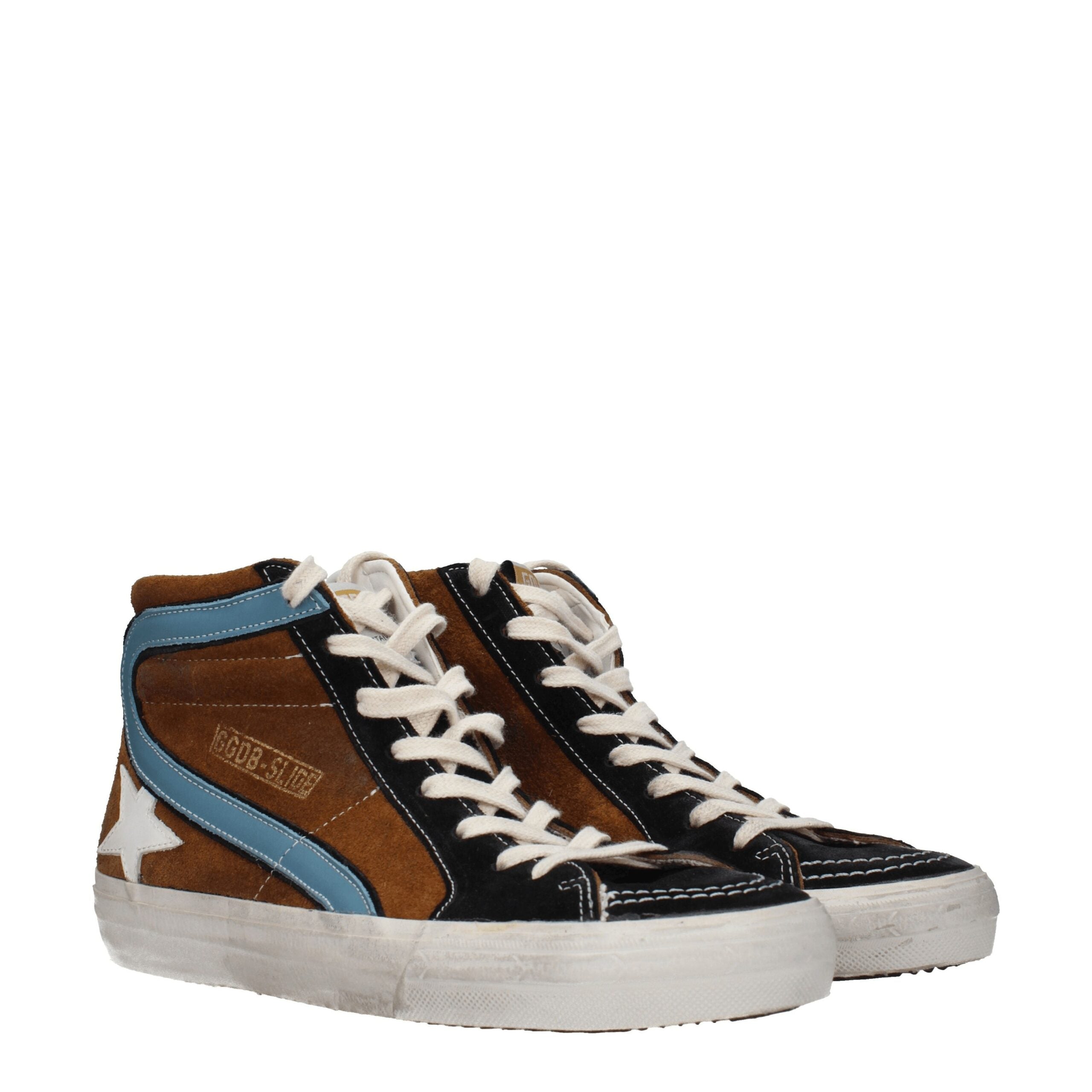 Baskets Golden Goose GMF brunes