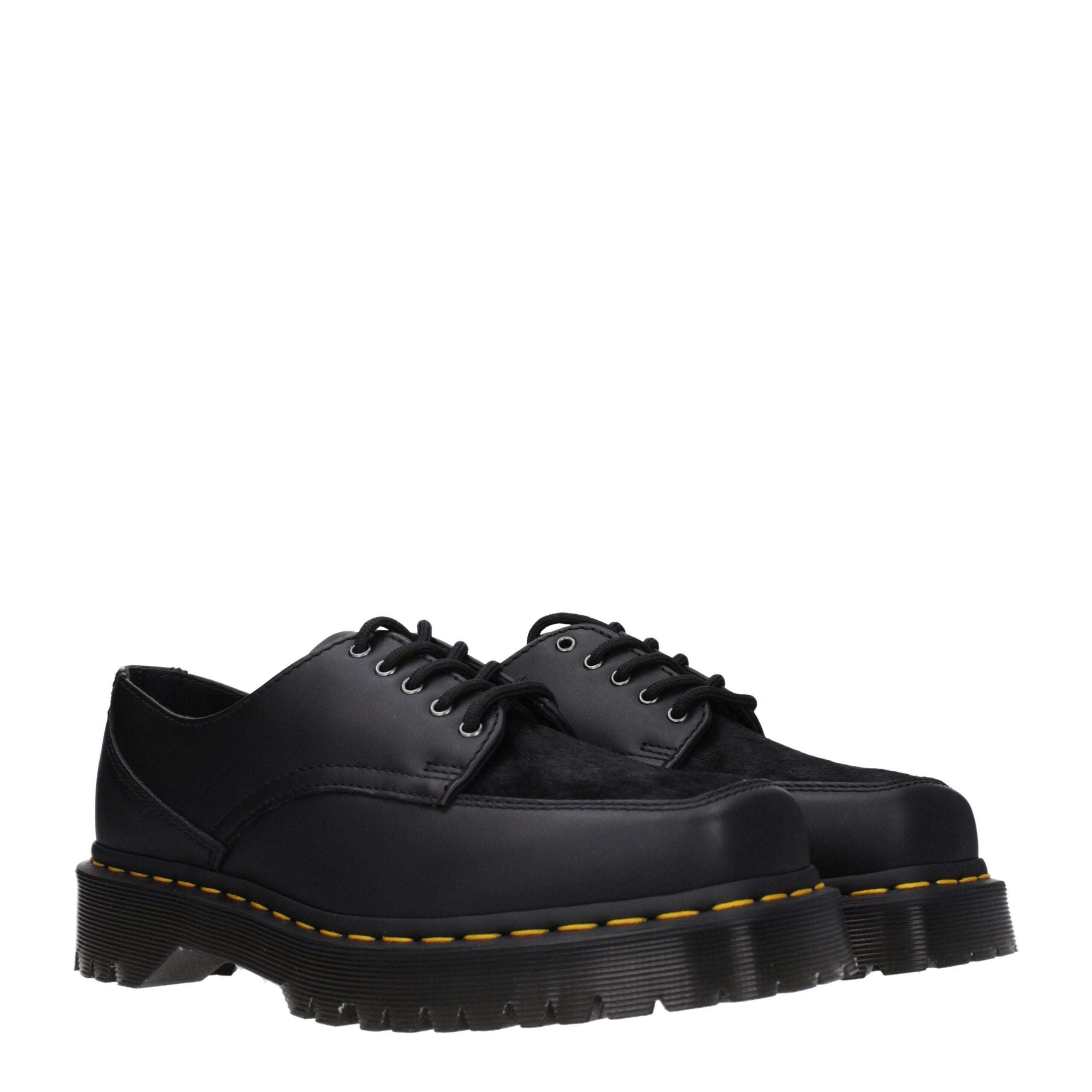 Oxfords Dr. Martens en cuir noirs