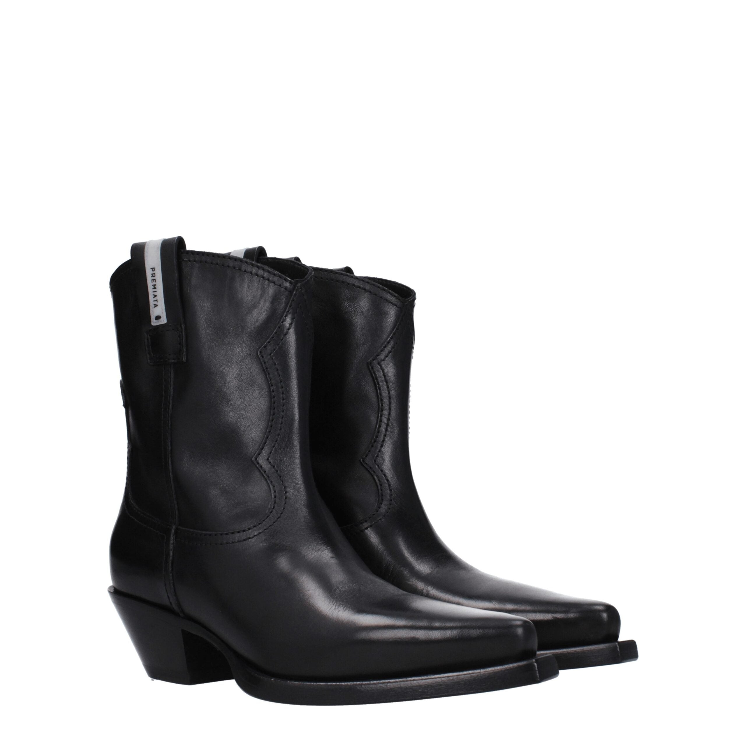 Bottines Premiata PELLEBUTTERFLYM6577 noires