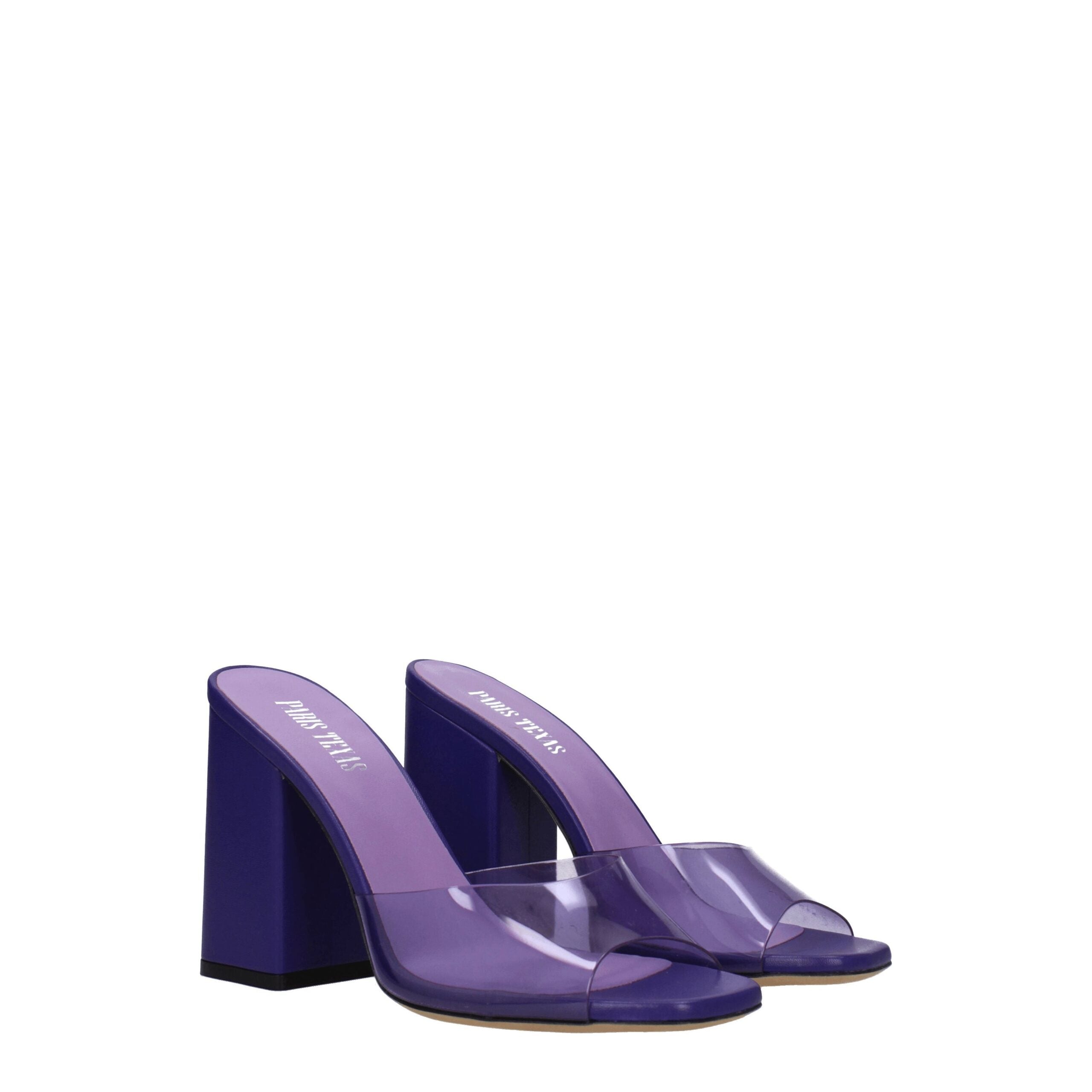 Sandales Paris Texas violettes