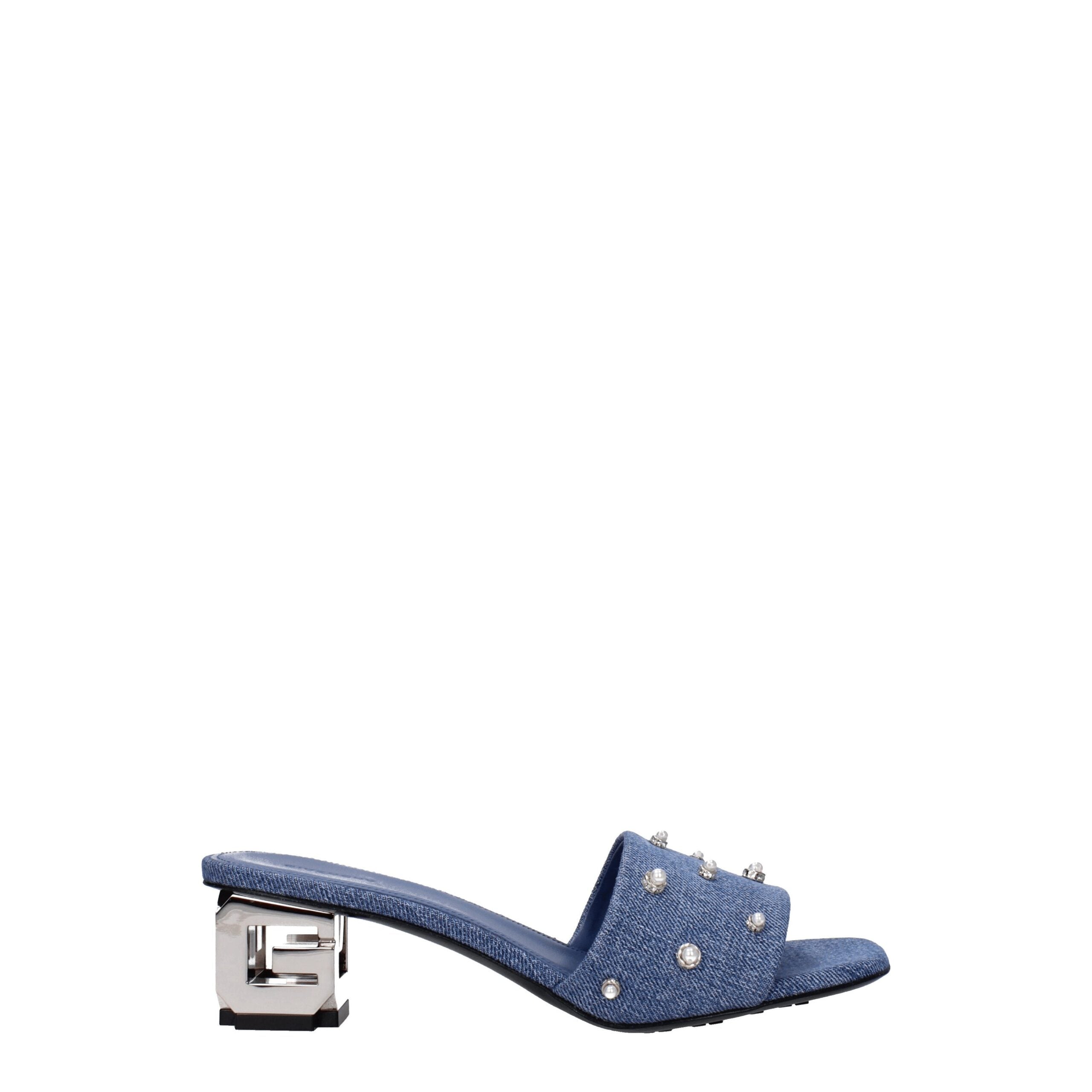 Sandales Givenchy bleu ciel