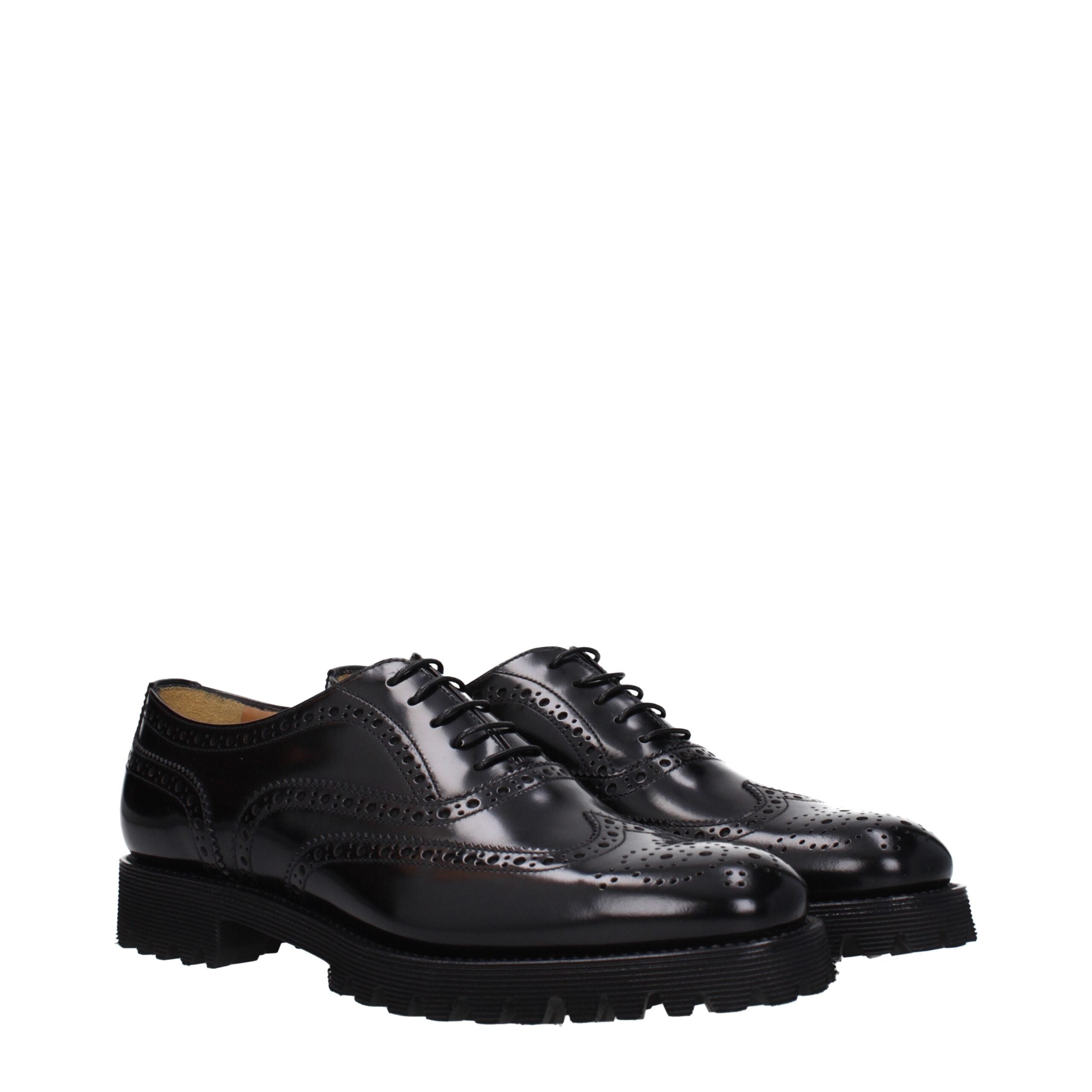 Oxfords Church’s en cuir noir