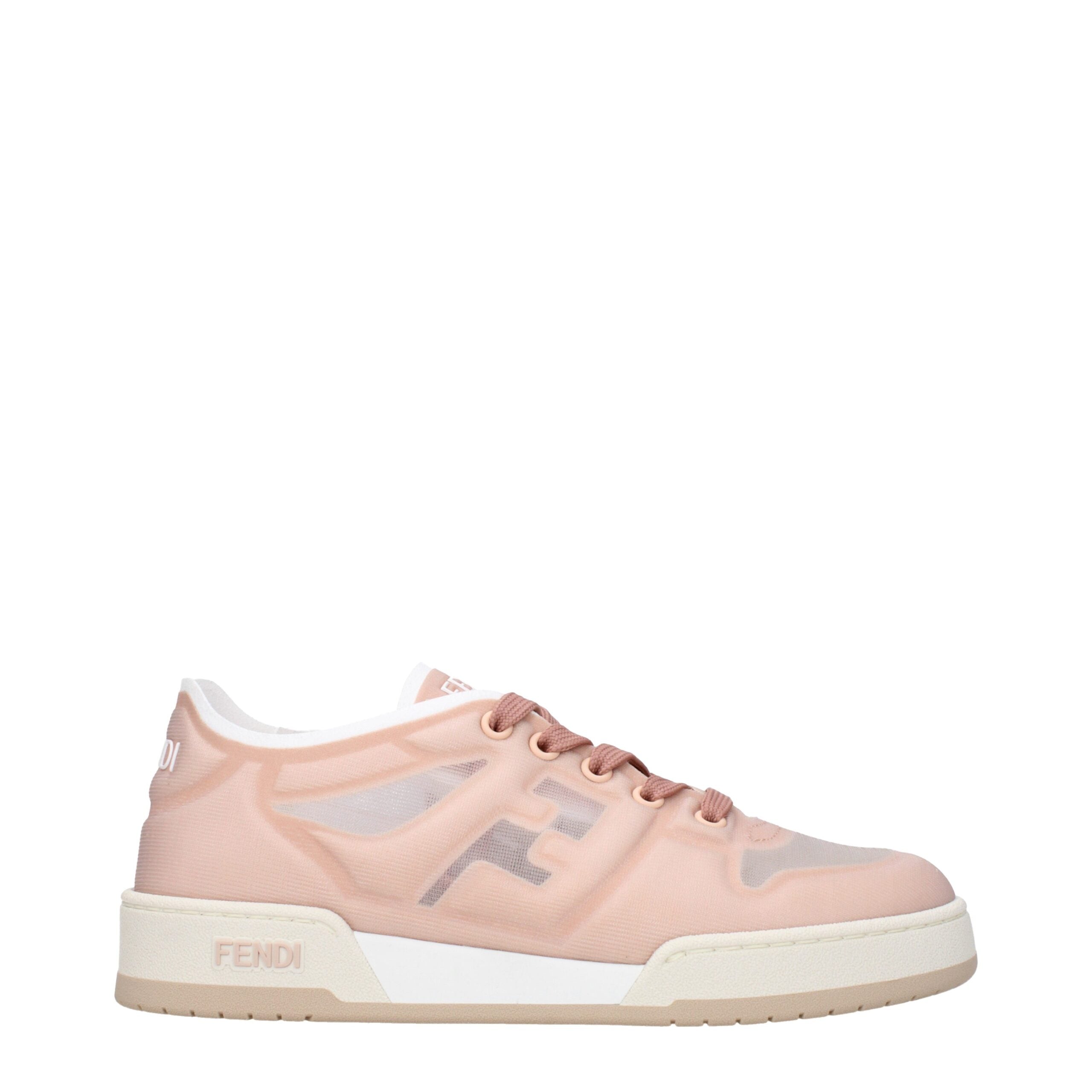 Baskets Fendi en rose