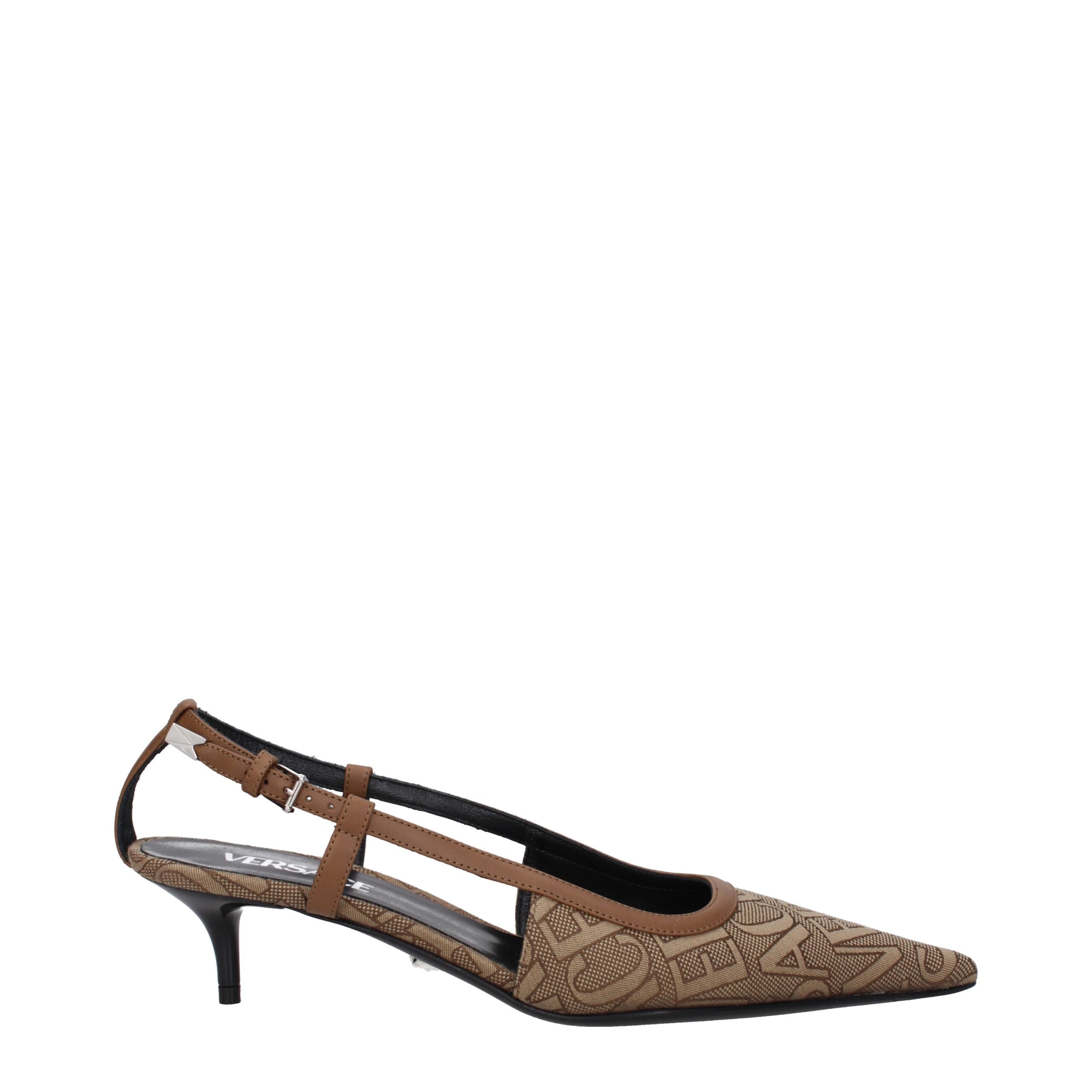 Sandales Versace  à talons beiges