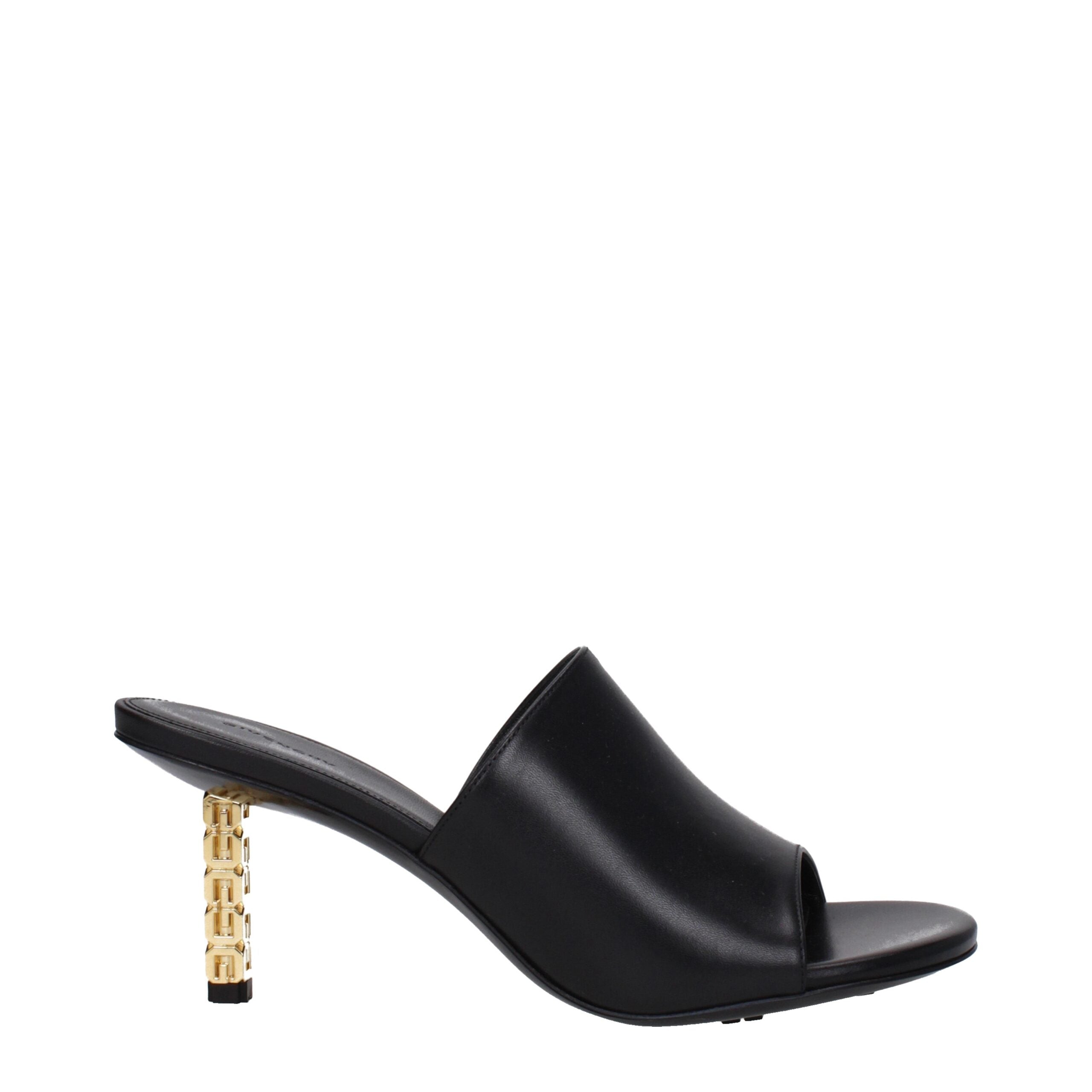 Sandales Givenchy avec logo noires