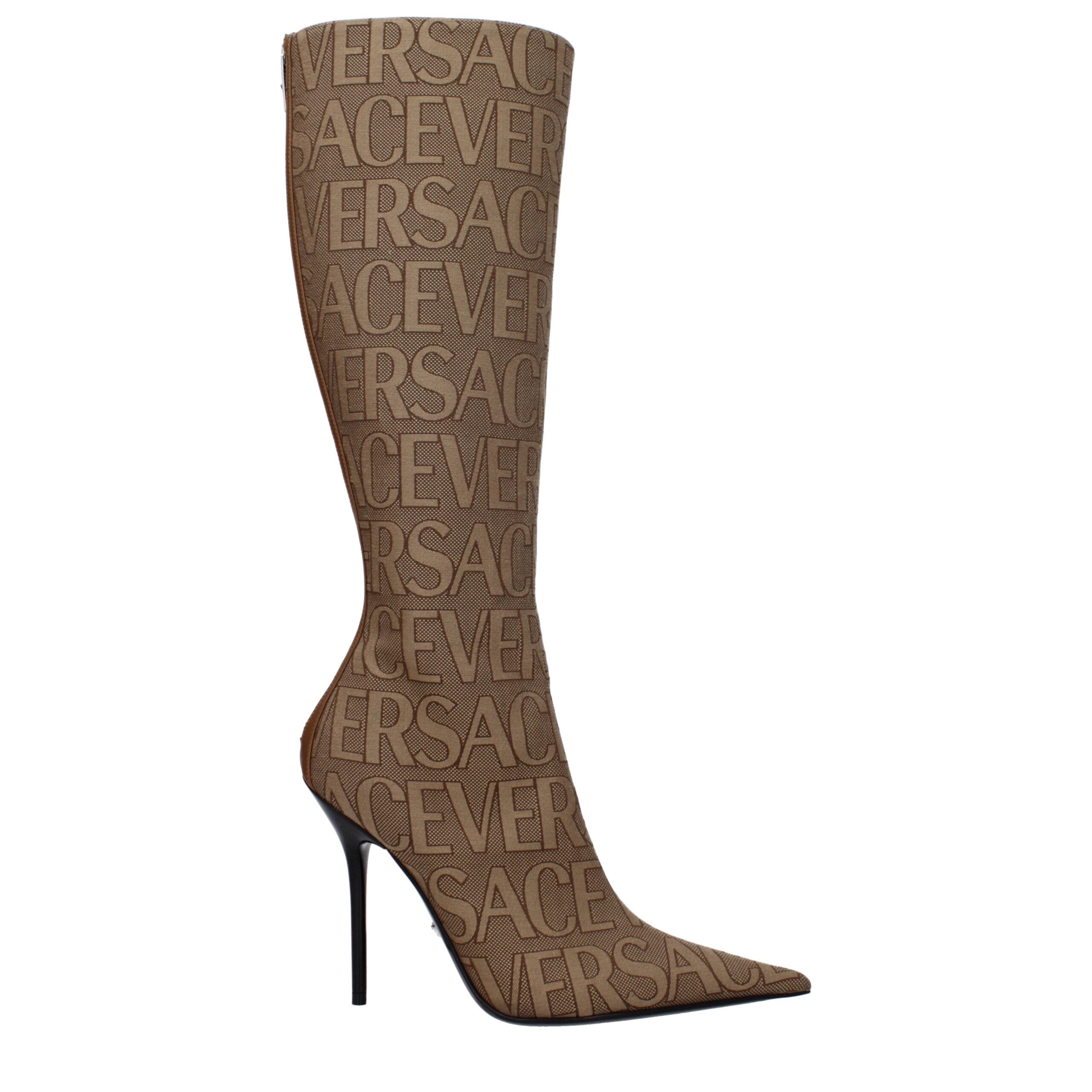 Bottines Versace beiges