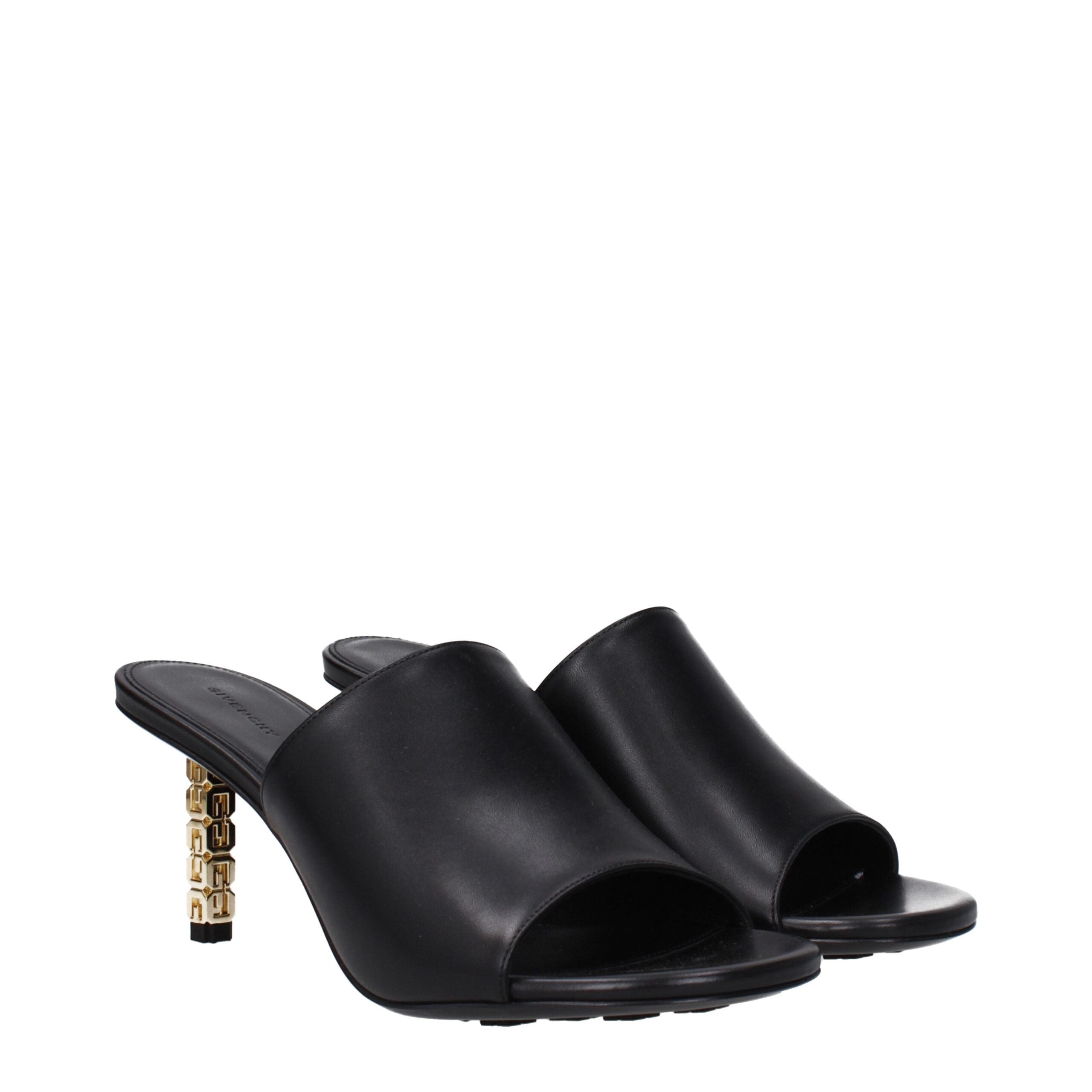 Sandales Givenchy avec logo noires