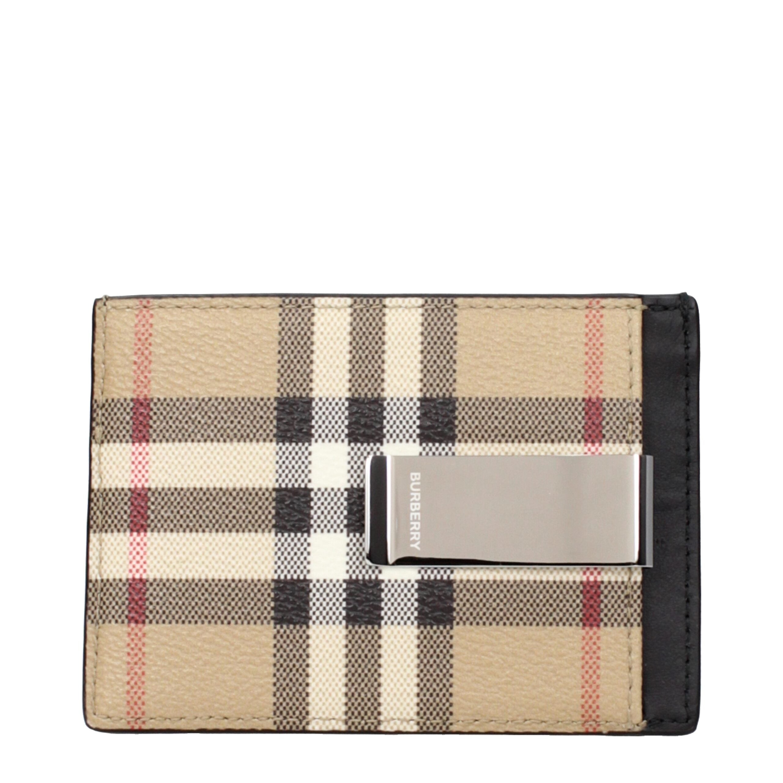 Porte-cartes Burberry Check beige