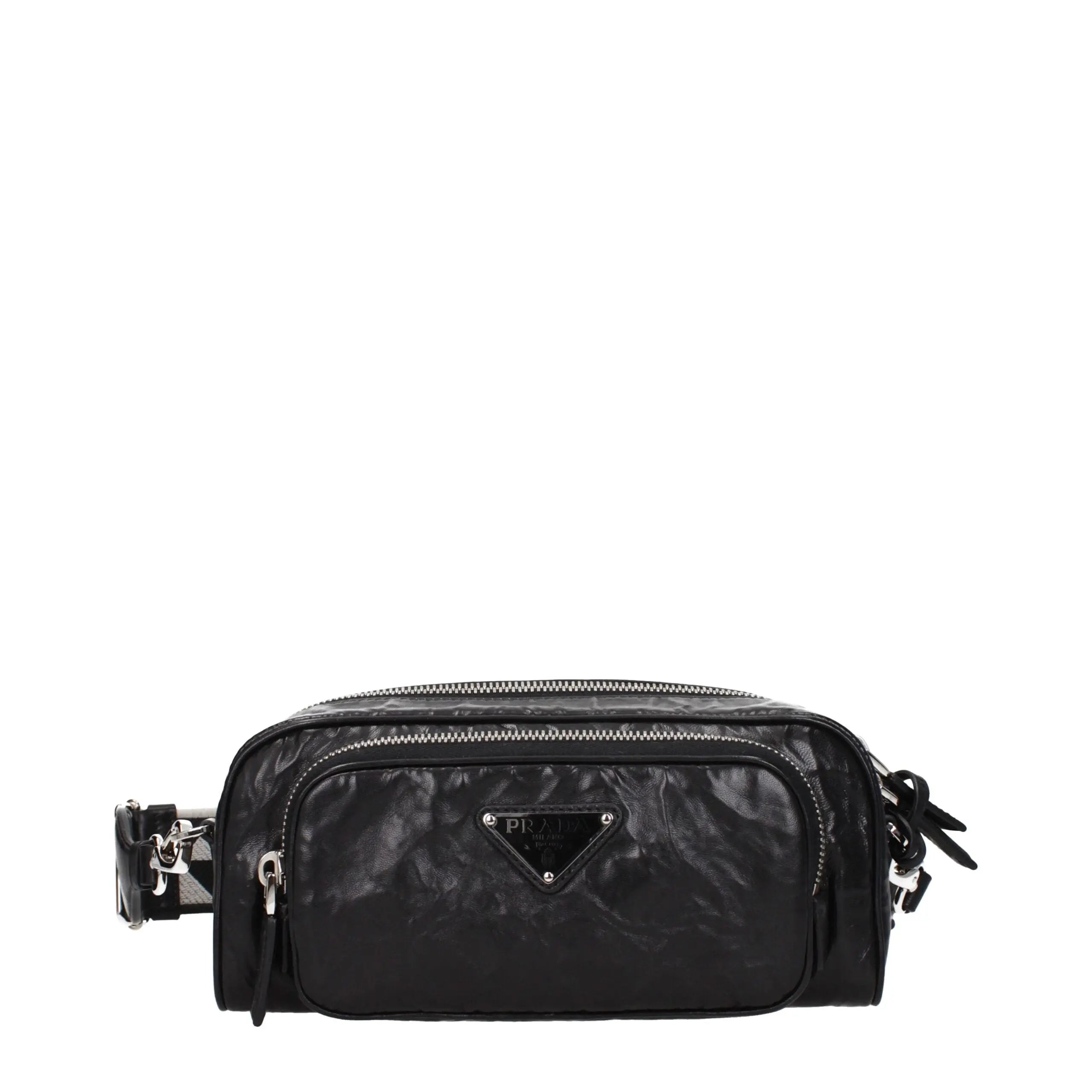 Sac bandoulière Prada 1BH198UVL4 noir Prada