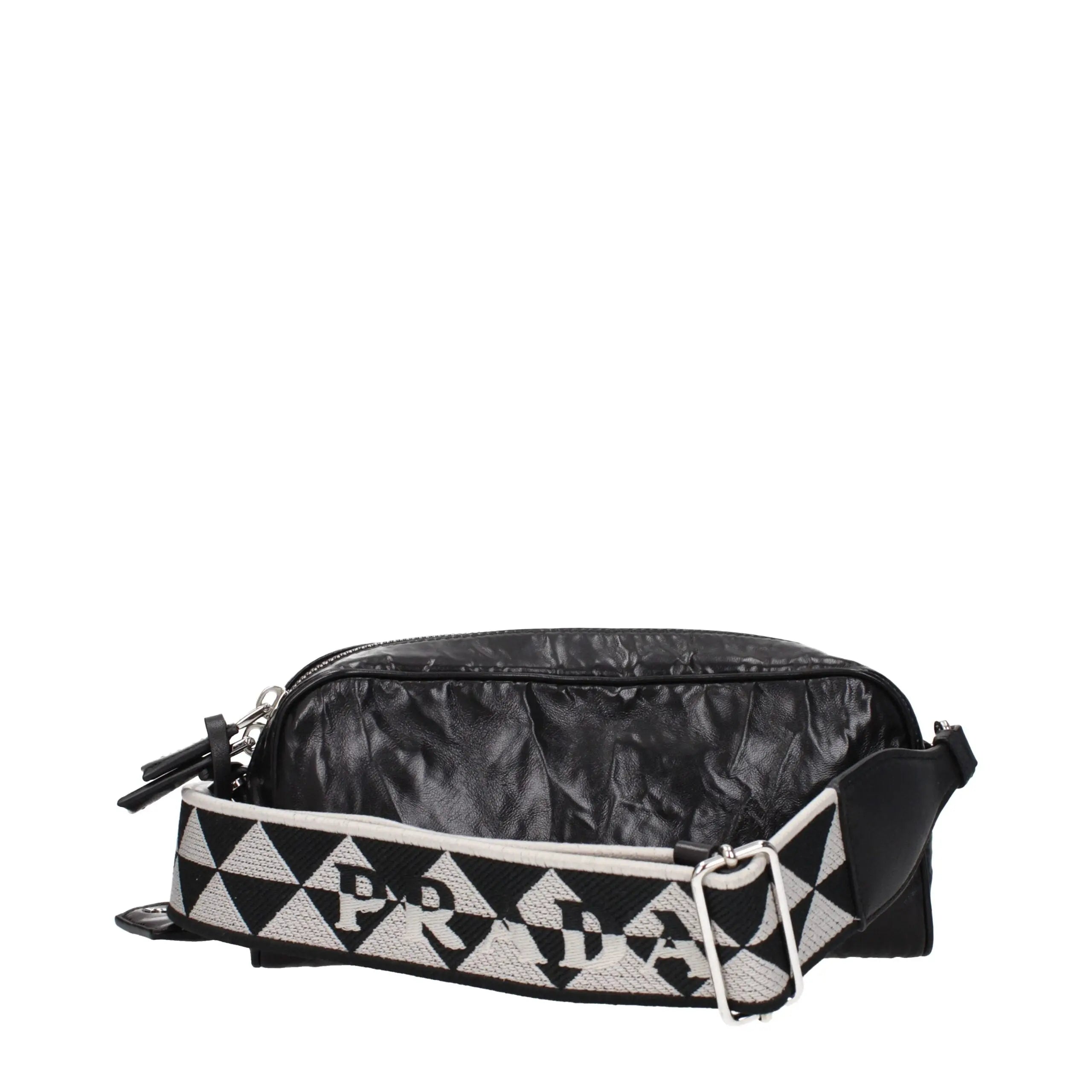 Sac bandoulière Prada 1BH198UVL4 noir Prada
