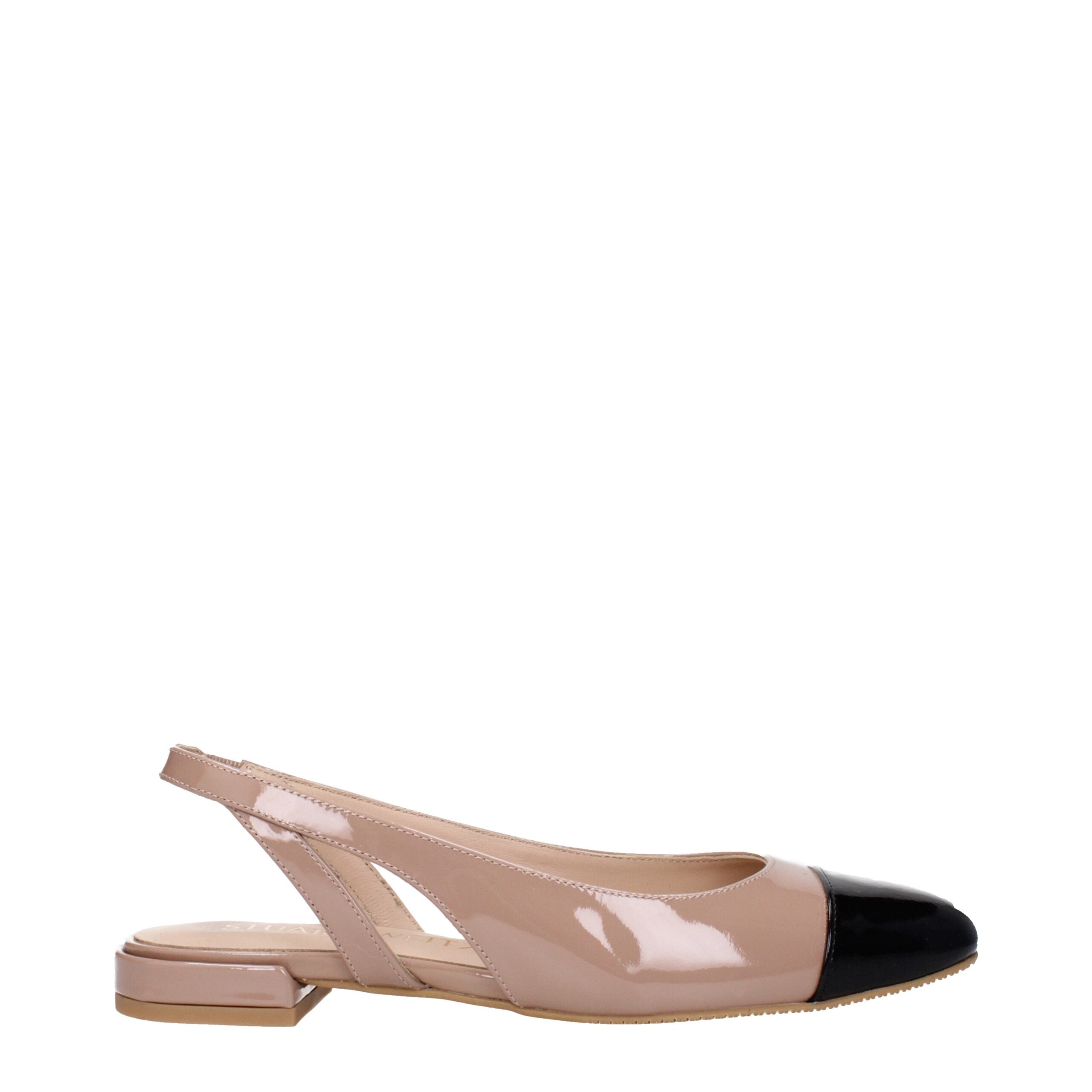 Ballets Stuart Weitzman en cuir rose