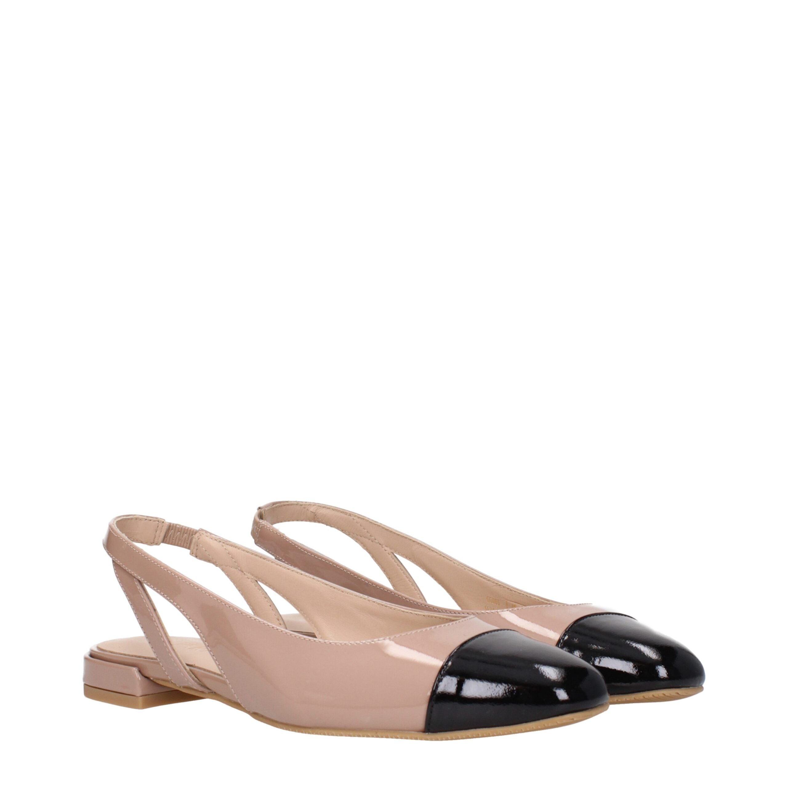 Ballets Stuart Weitzman en cuir rose