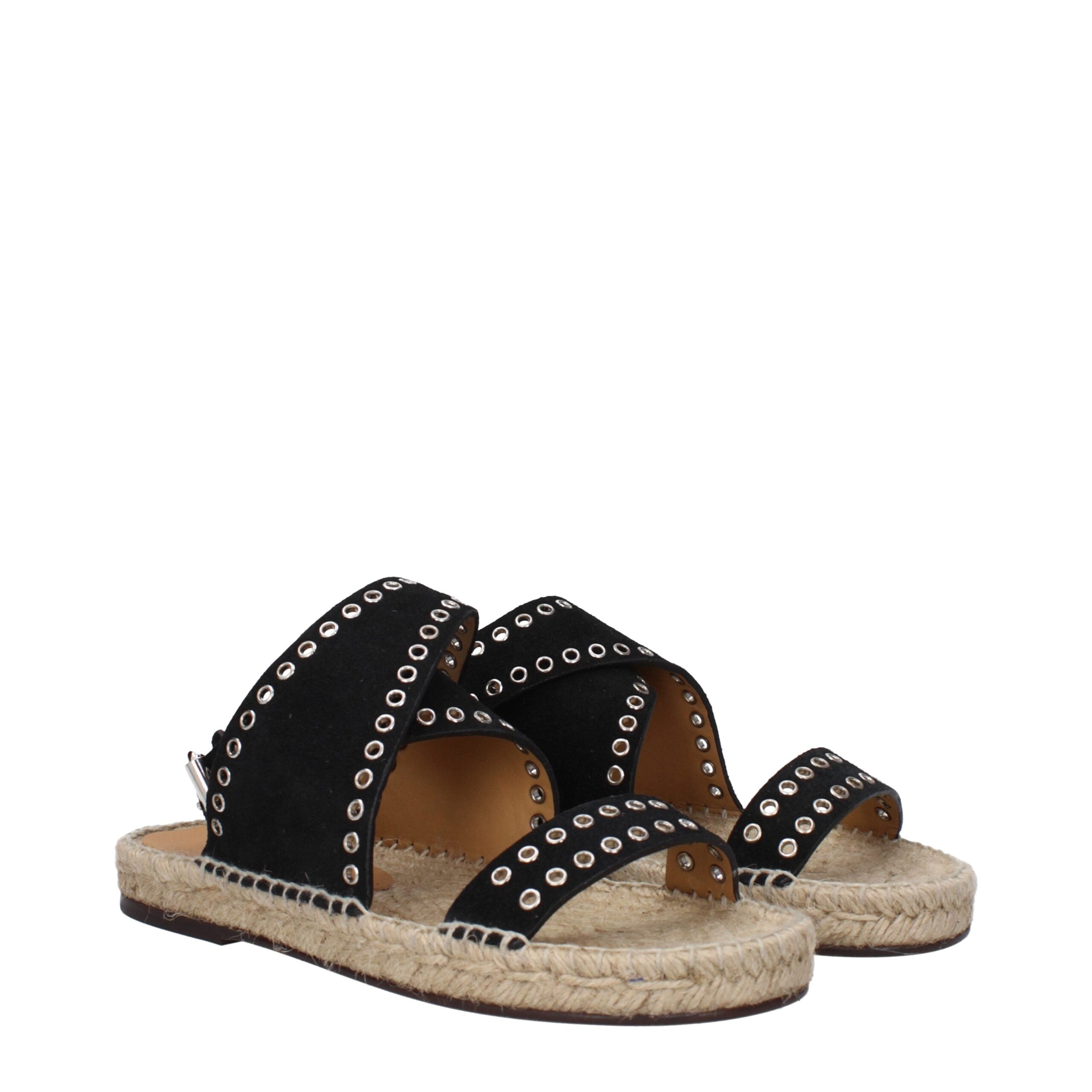 Sandales Isabel Marant en cuir noires